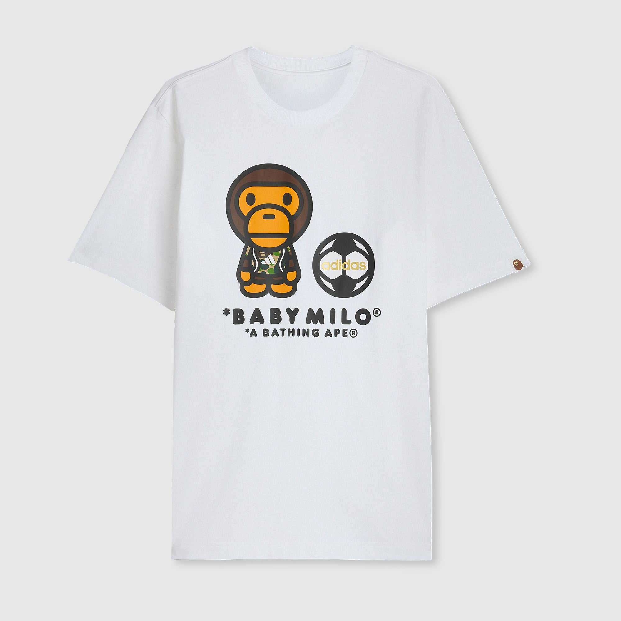 adidas Originals x BAPE SS T-Shirt - White - Mens Clothing