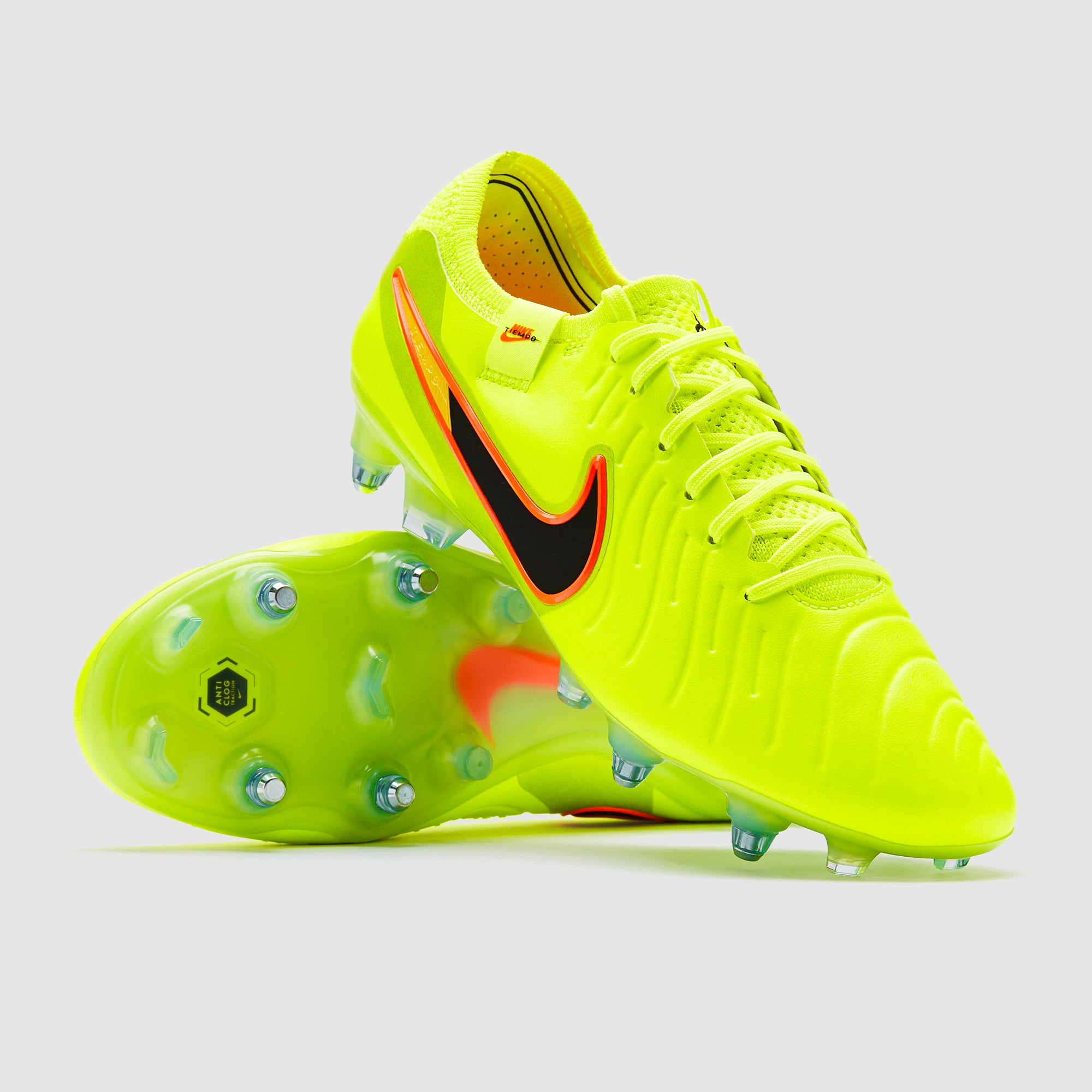Nike Tiempo Legend X Elite Soft Ground-Pro Anti-Clog - Volt/Black