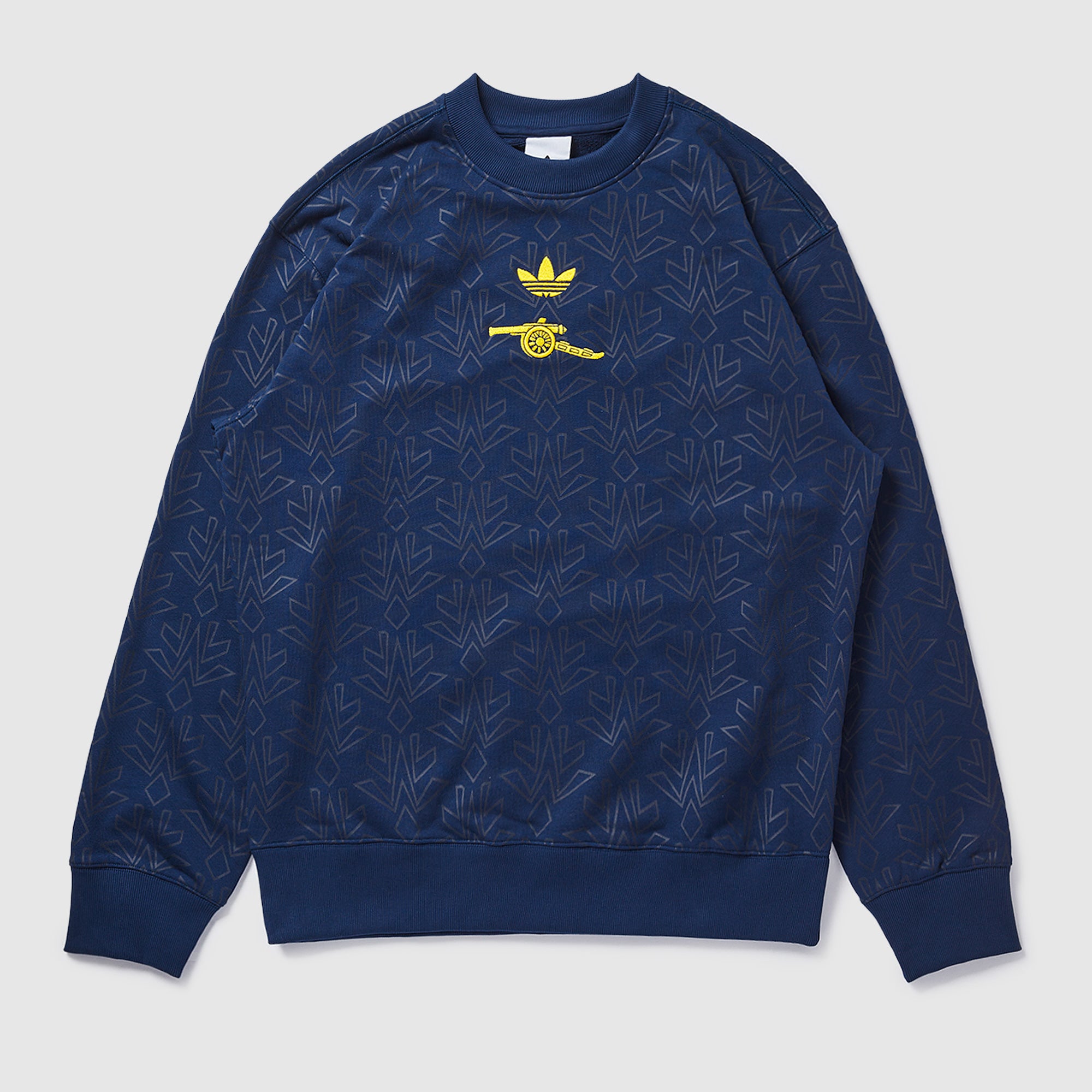 adidas Originals Arsenal 25/26 Lifestyler Crew Sweatshirt - Blue 