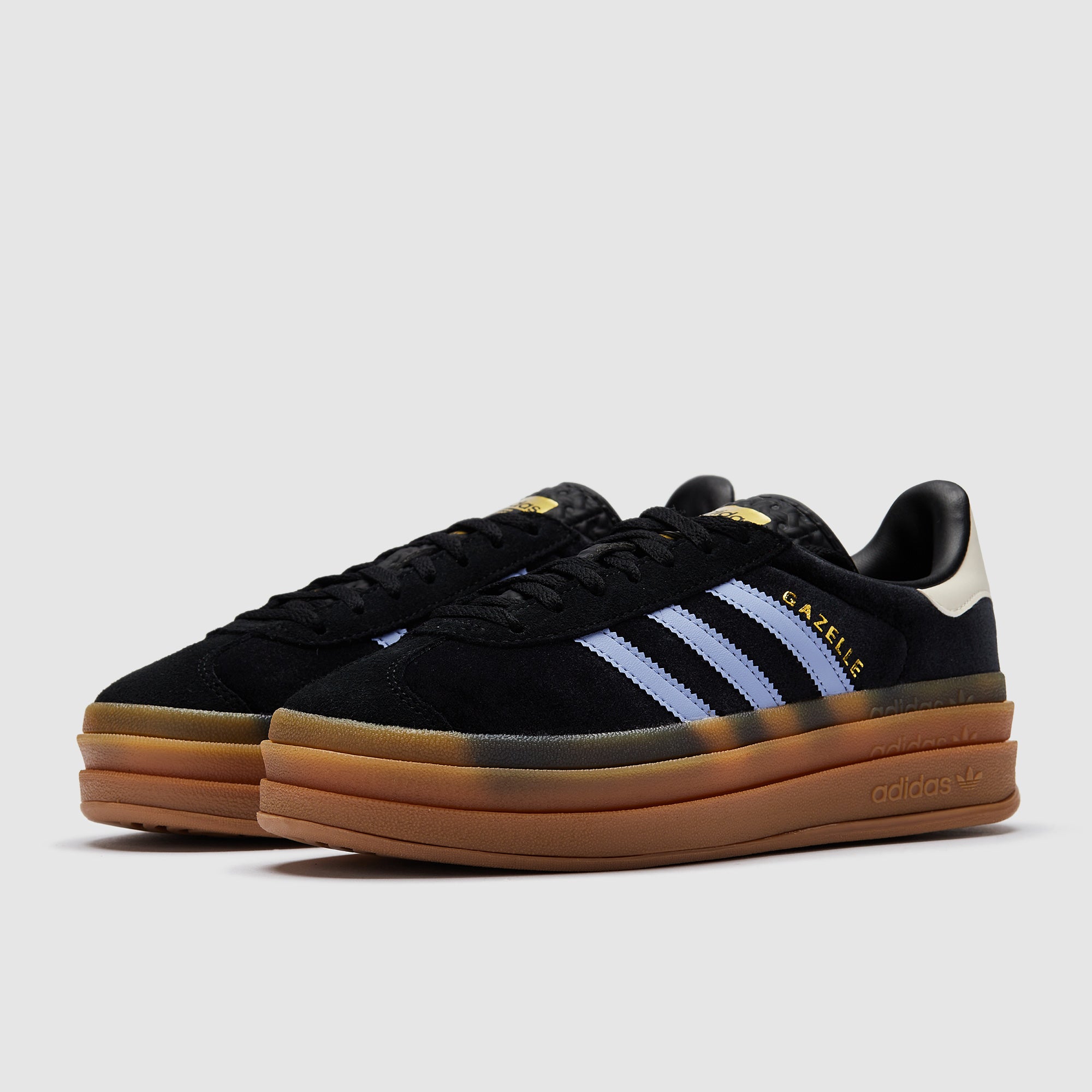 adidas Originals Older Kids Gazelle Bold (GS) - Core Black/Blue  Spark/Wonder White - Trainers