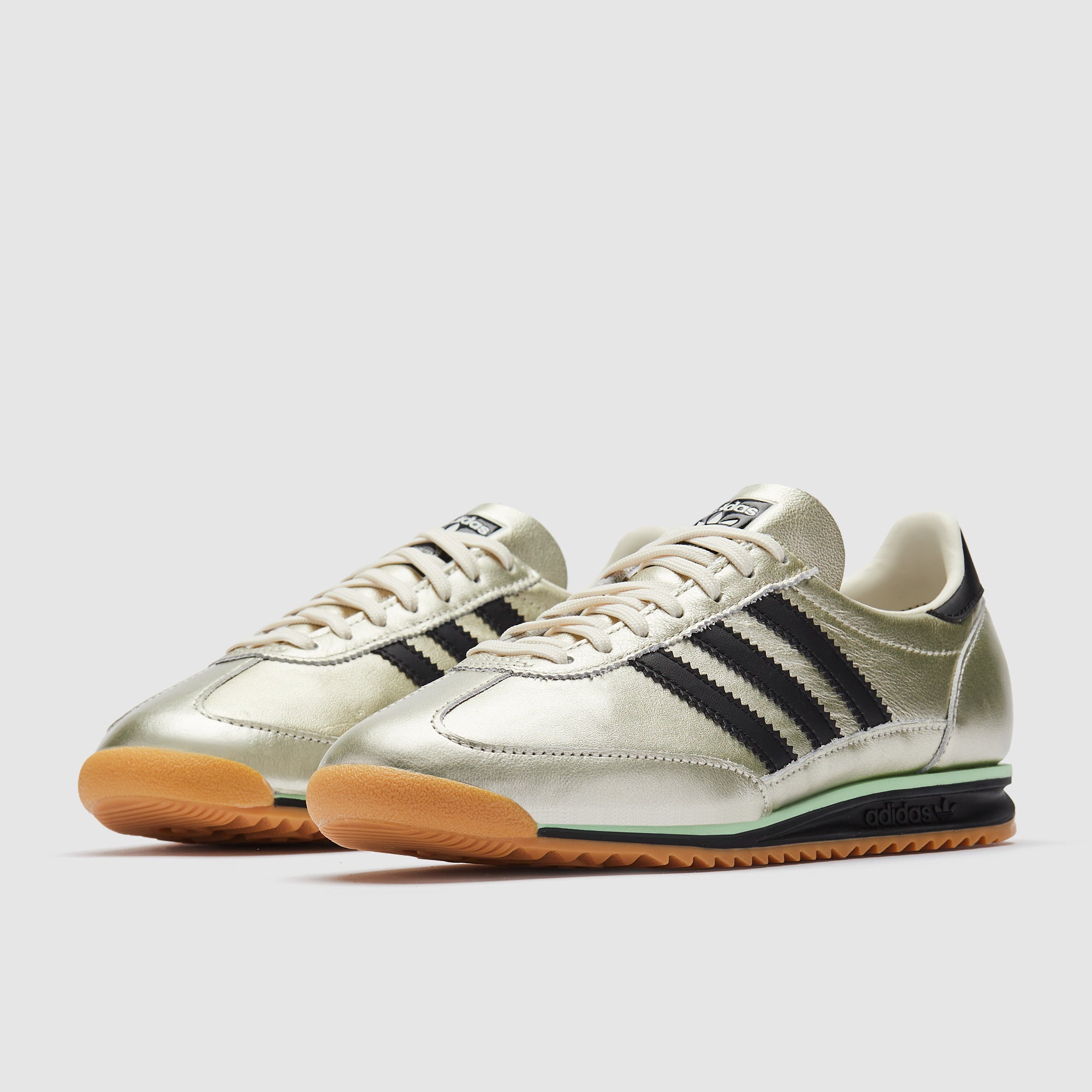 adidas Originals Womens SL 72 OG - Off White/Core Black/Gum -Trainers  -Womens Shoes