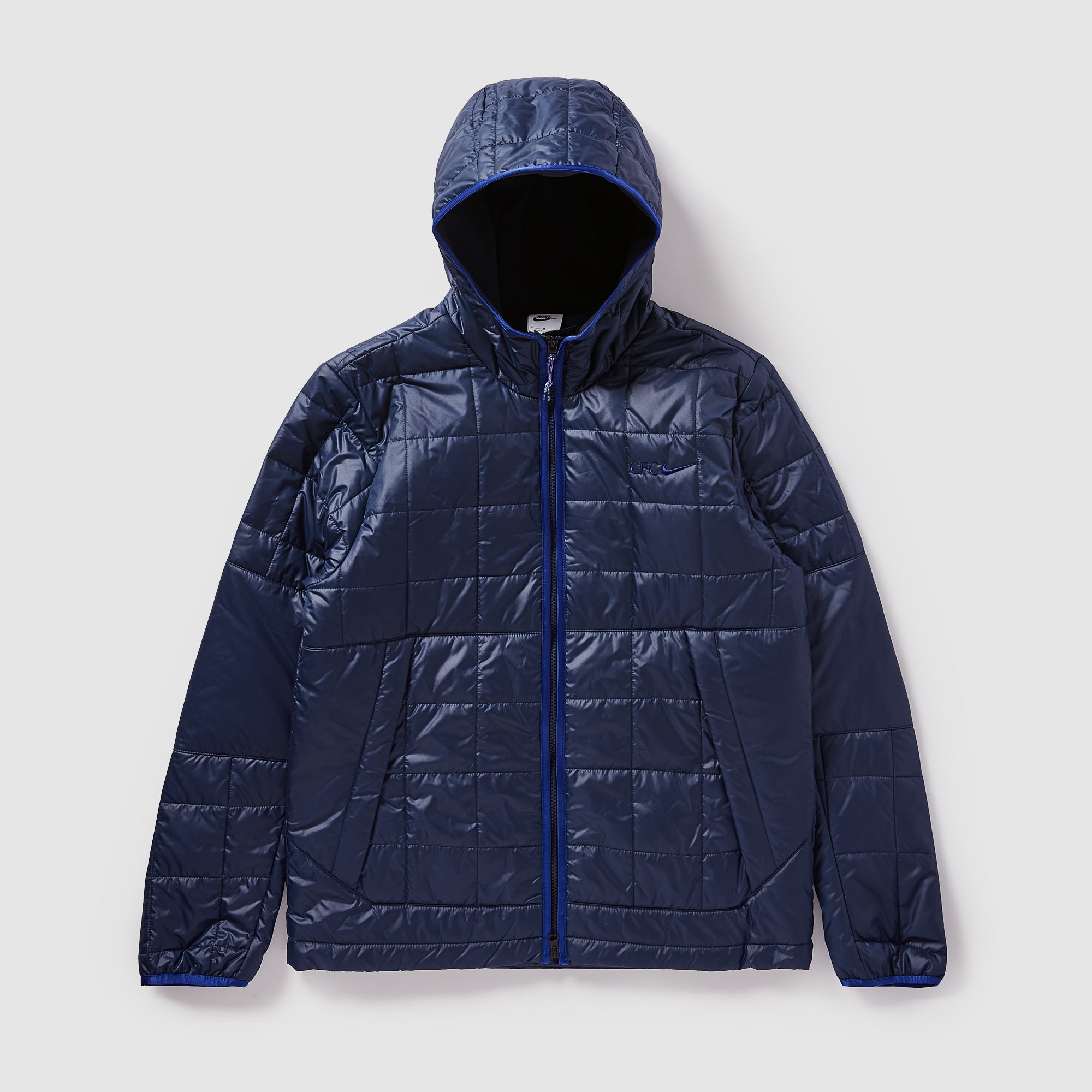Nike Chelsea 25/26 Fleece Lined Jacket - Obsidian/Rush Blue/Rush