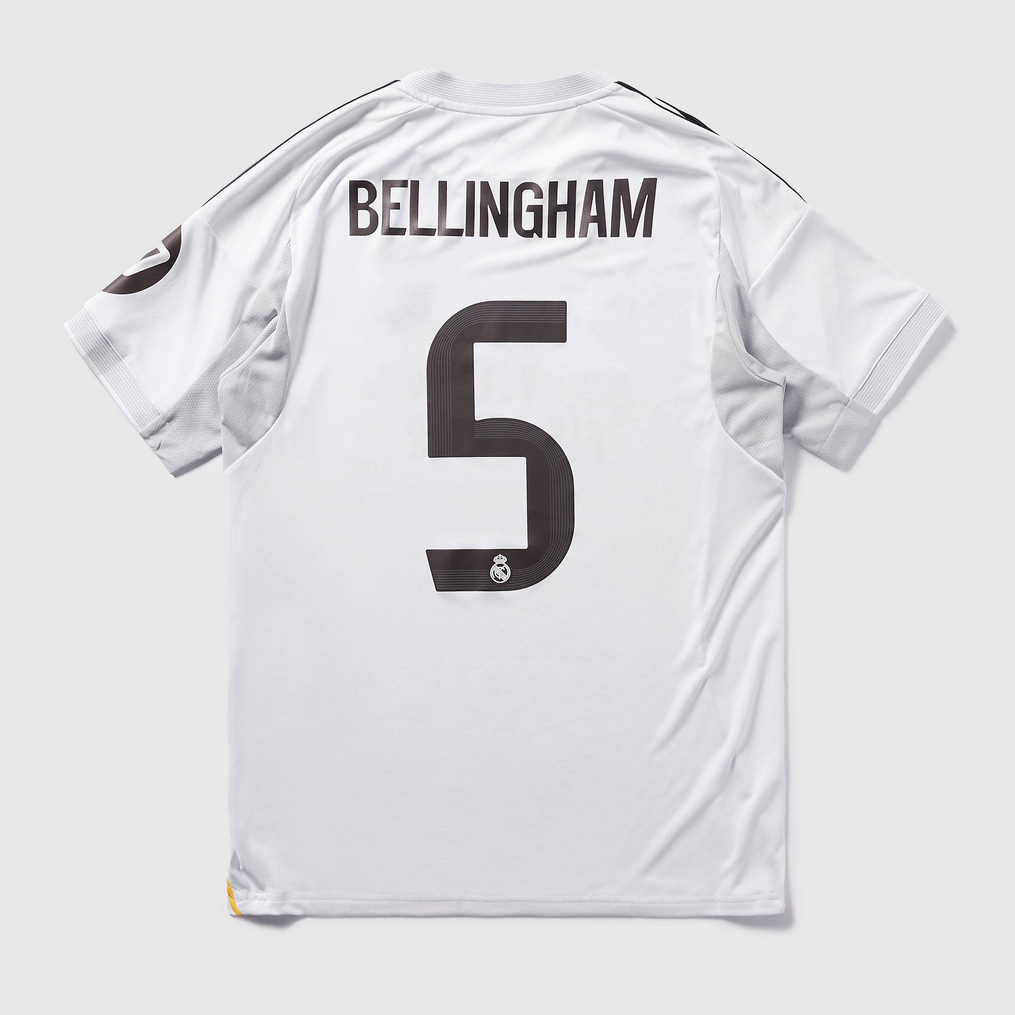 adidas Real Madrid 25/26 Home Shirt with Bellingham 5 - White