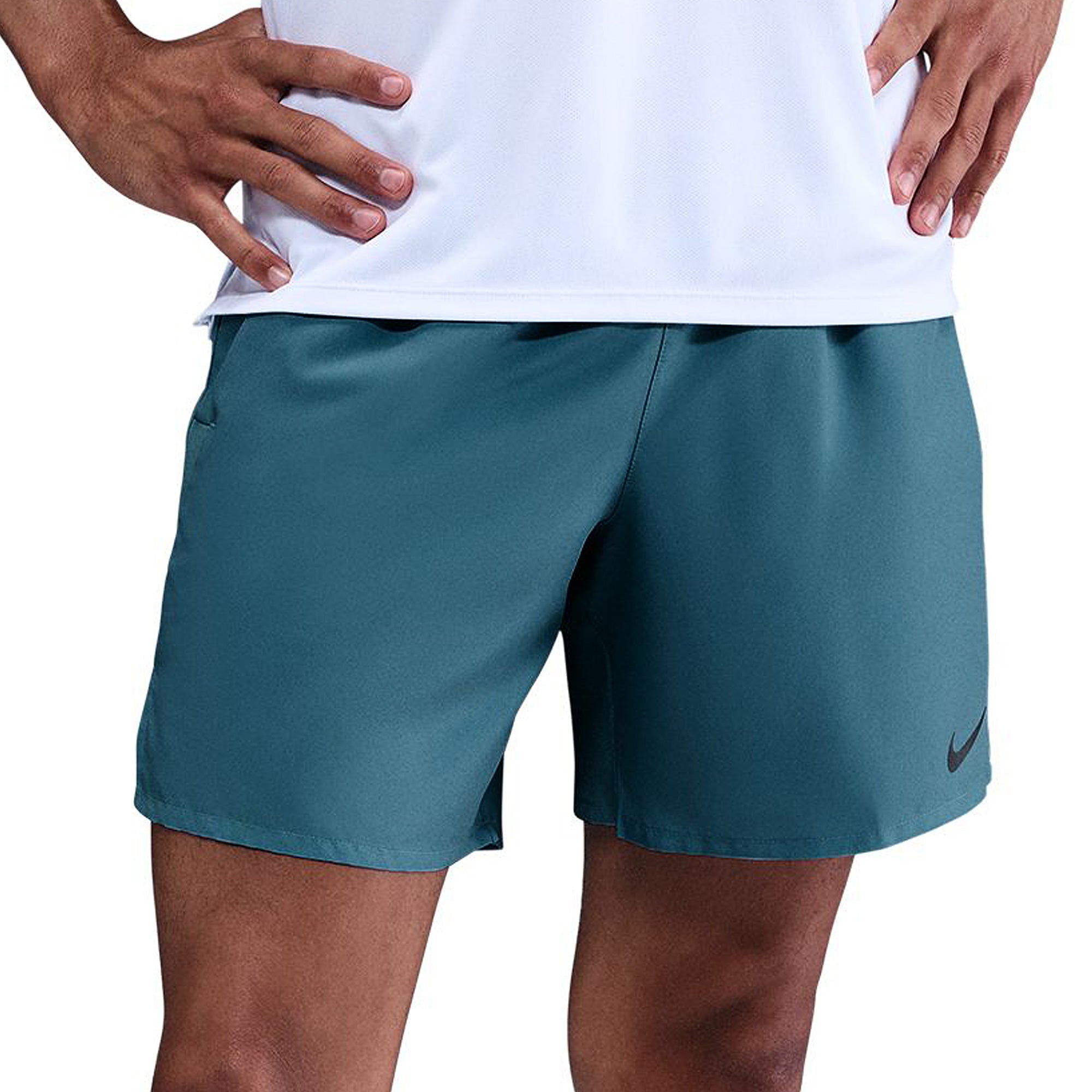 Nike Challenger 7Inch Shorts - Denim Turq/Reflective Silv - Mens
