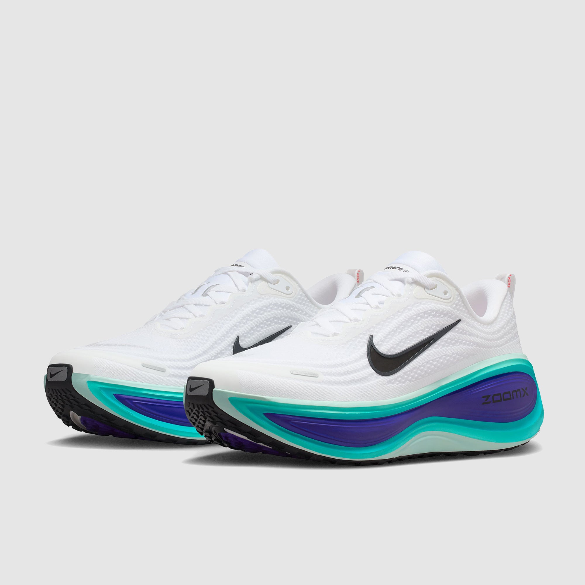 Nike Vomero Plus - White/Black/Bright Concord/Hyper Turq - Mens Shoes