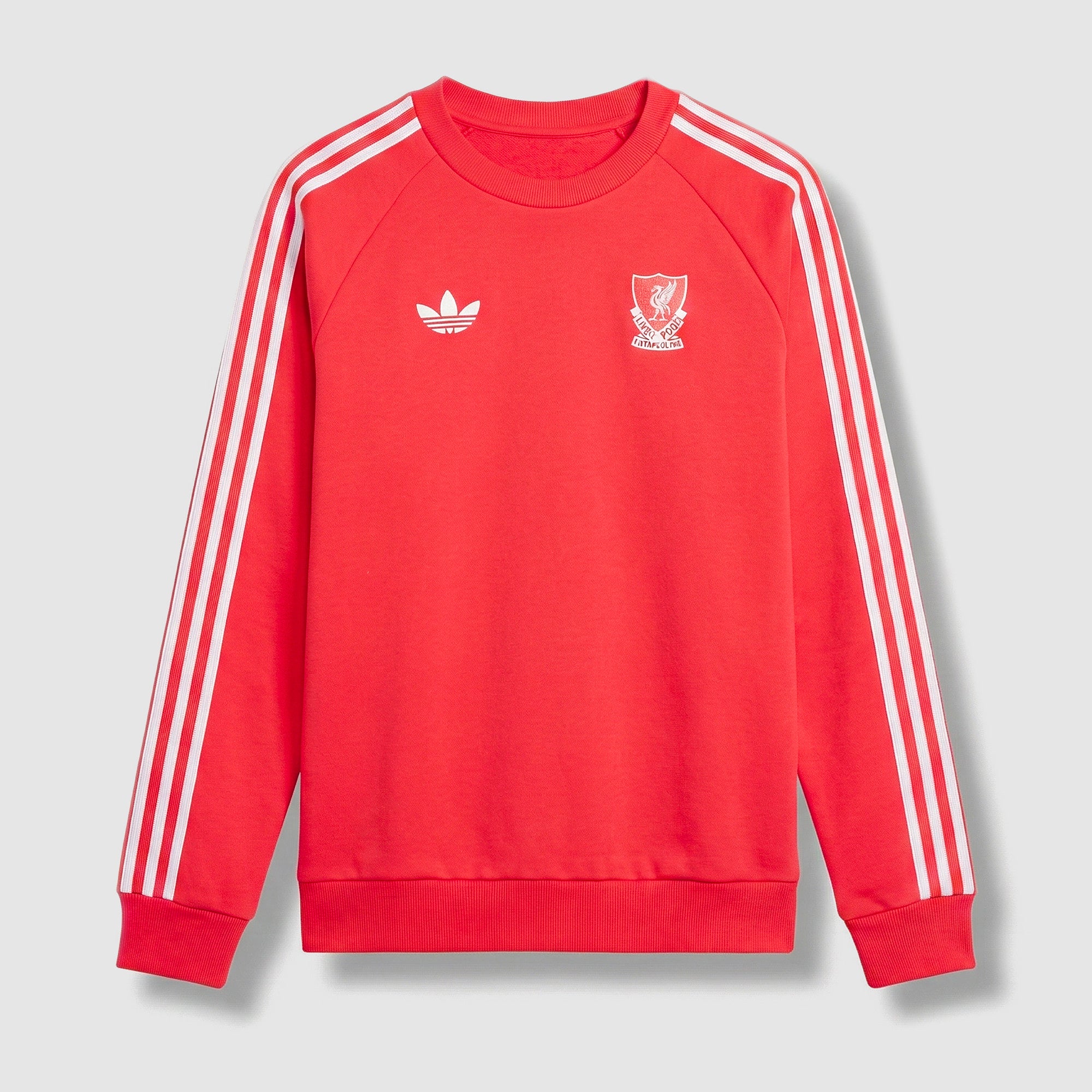 adidas Originals Liverpool 25/26 OG Crew Sweatshirt - Pure Ruby 