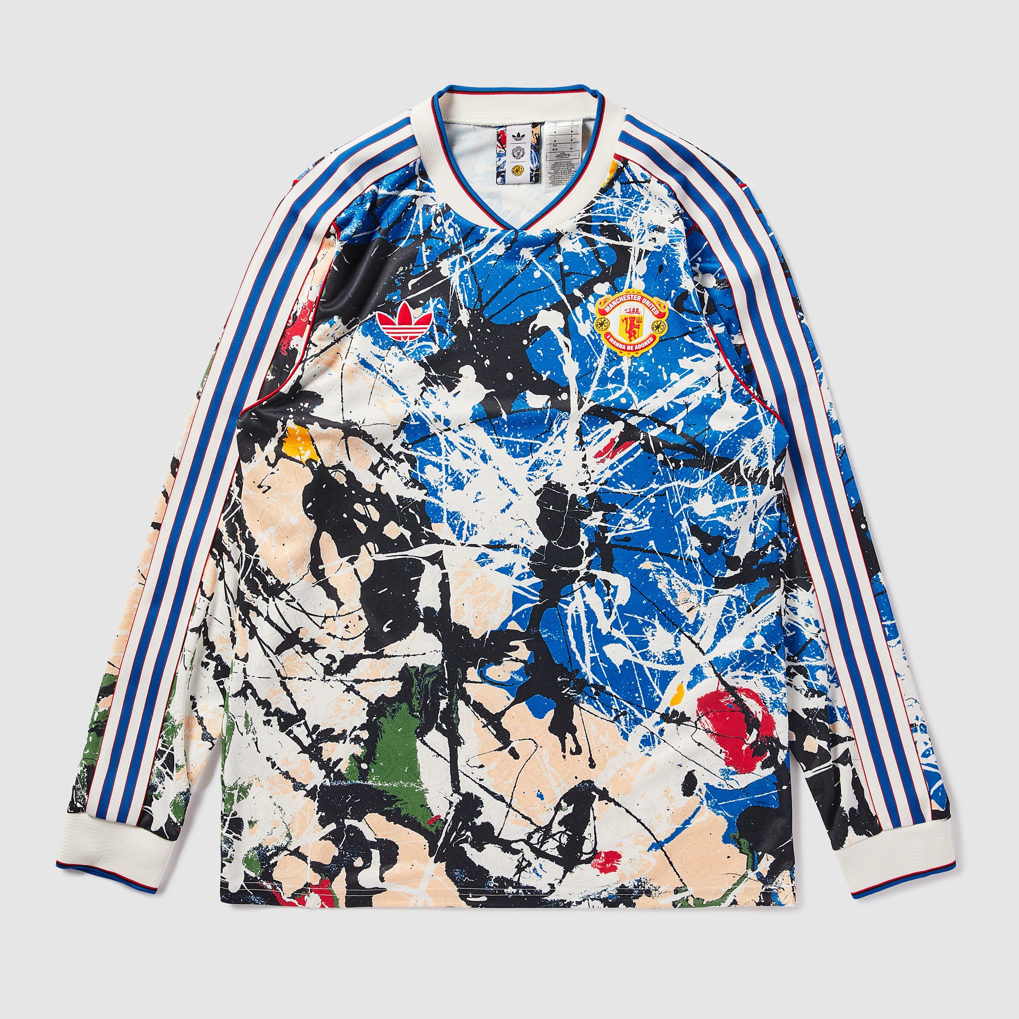 adidas Originals Manchester United 25/26 x Stone Roses LS Shirt adidas Originals Manchester United 25/26 x Stone Roses LS Shirt