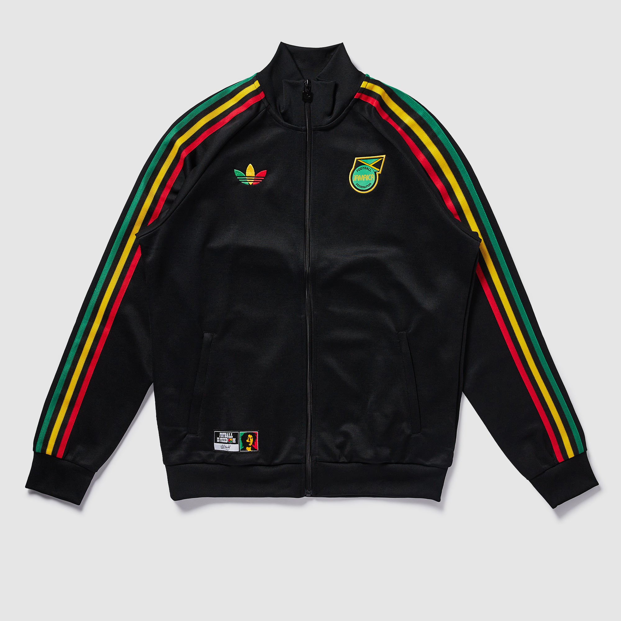 adidas Originals Jamaica 2026 OG Track Top - Black - Mens Replica