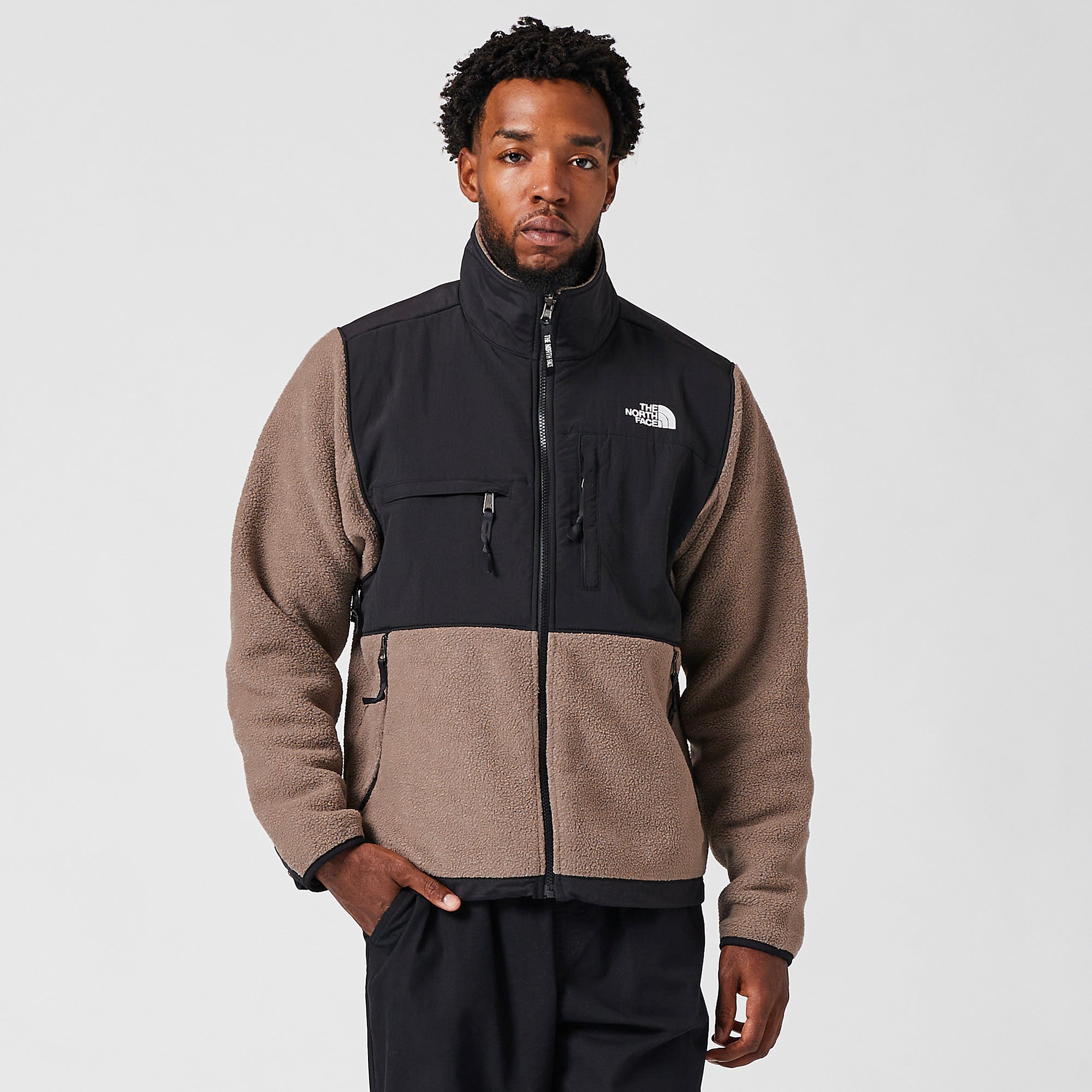 The North Face Retro Denali Jacket - Mocha Brown - Tops - Mens