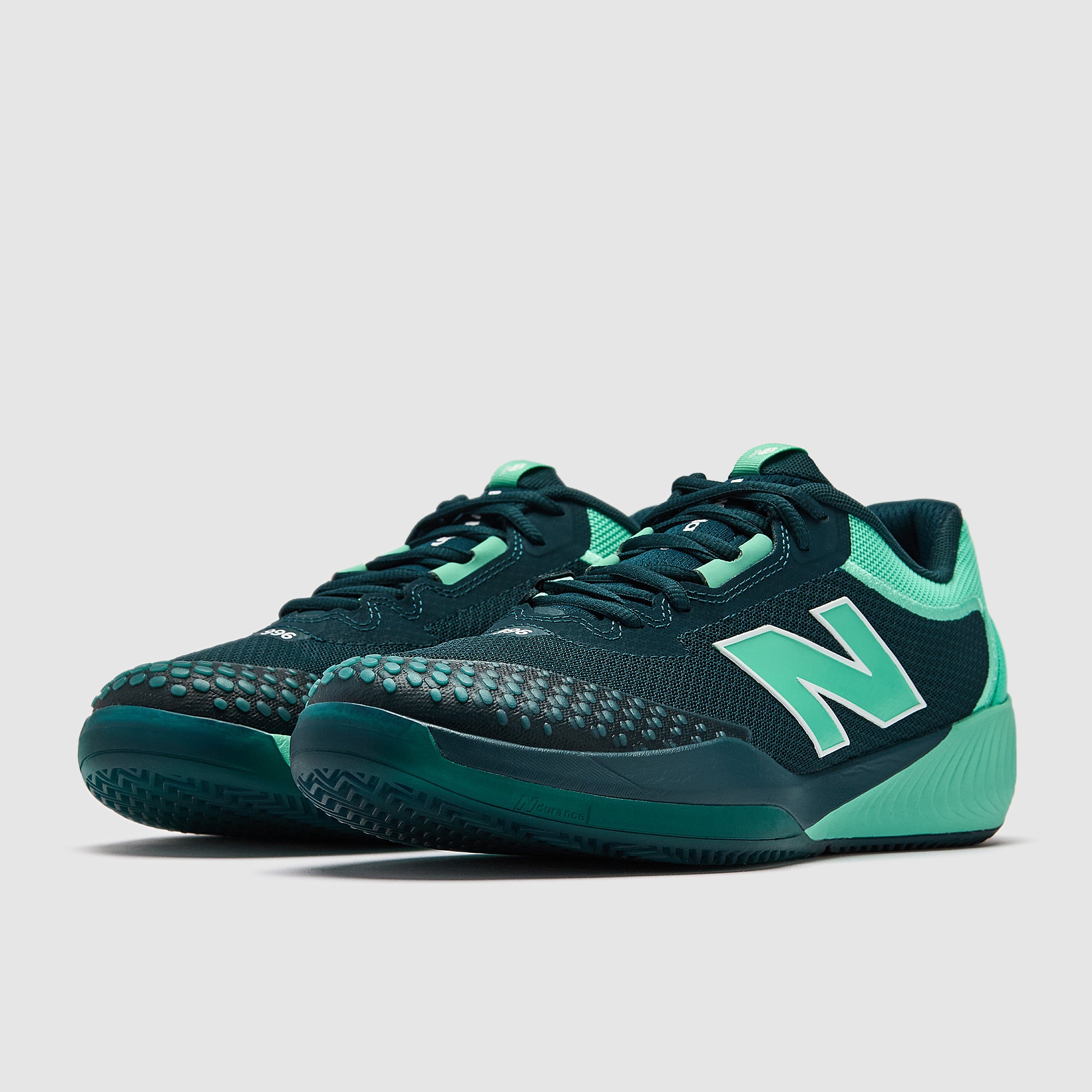 New Balance 996 Clay Tennis Shoes - Medusa Green/Deep End - Mens Shoes