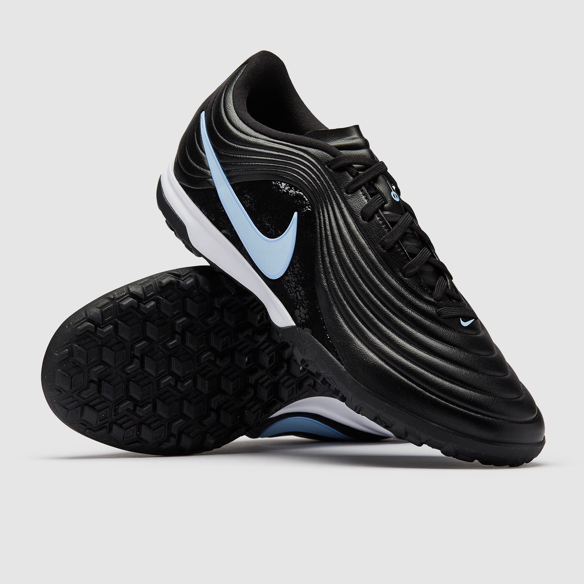Nike Tiempo Maestro Academy Turf - Black/Ice Blue - Adult Boots