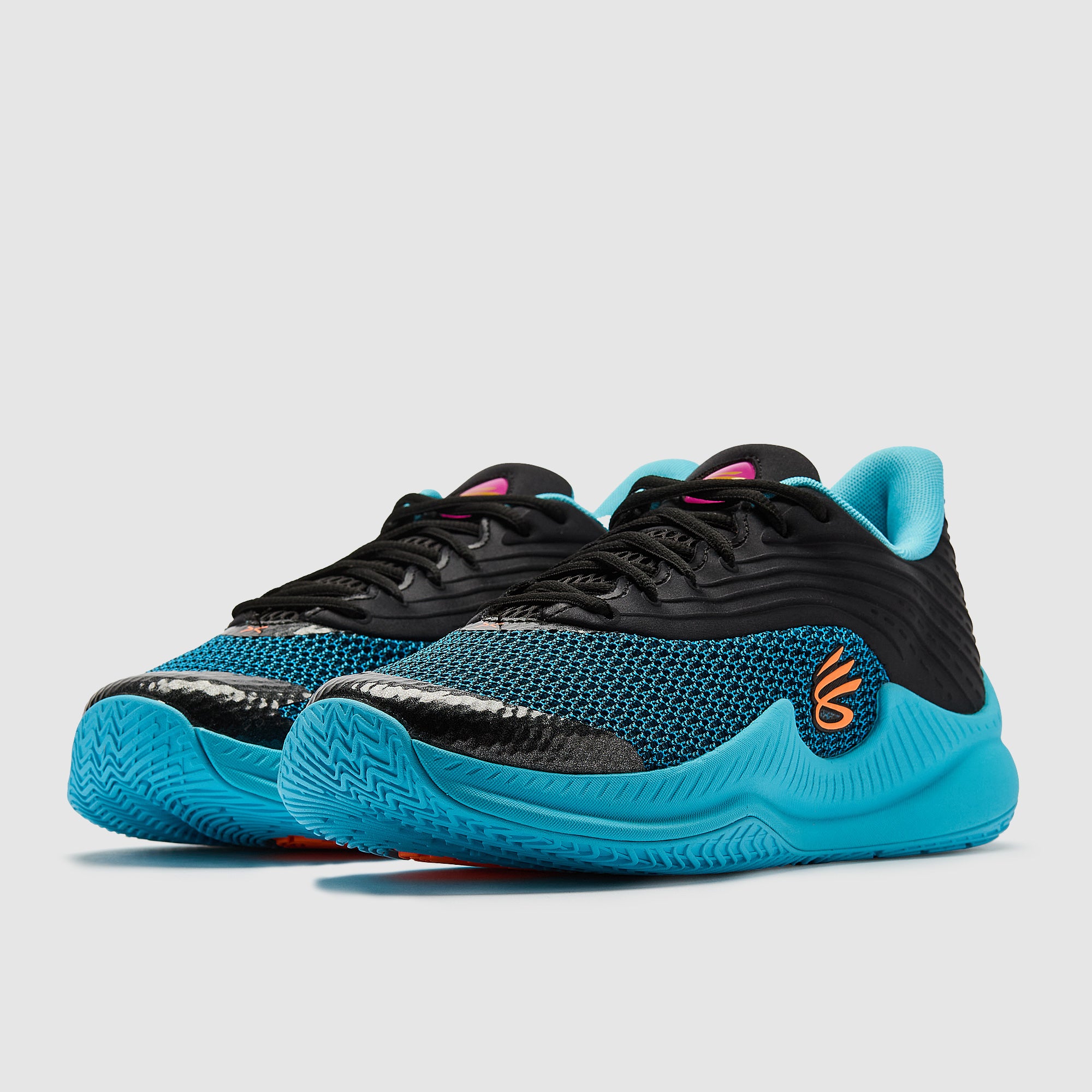 Under Armour Curry Splash 26 - Black/Blue Blur/Blaze Orange - Mens