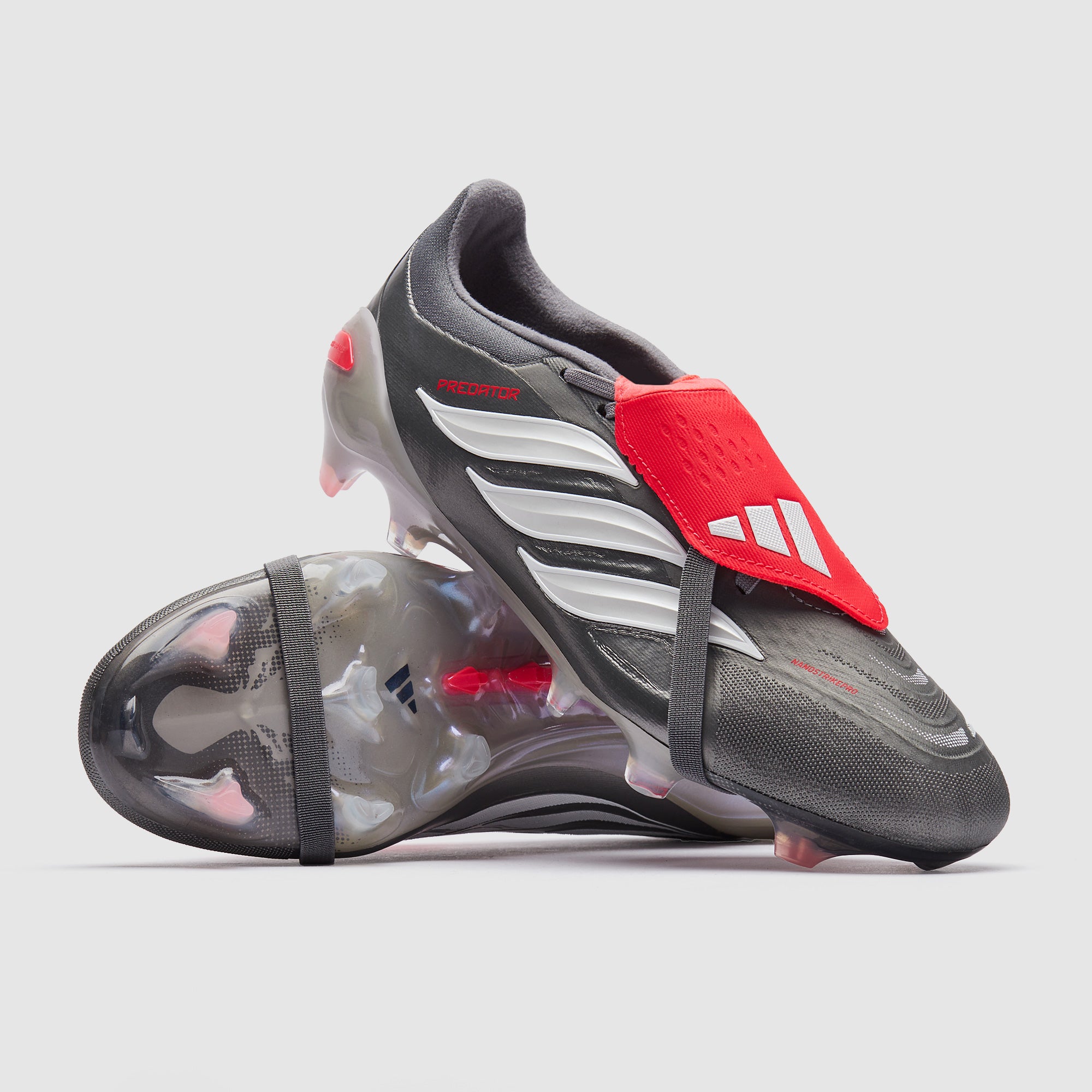 adidas Predator Pro Tongue Firm Ground - Iron Met./Zero Met./Lucid