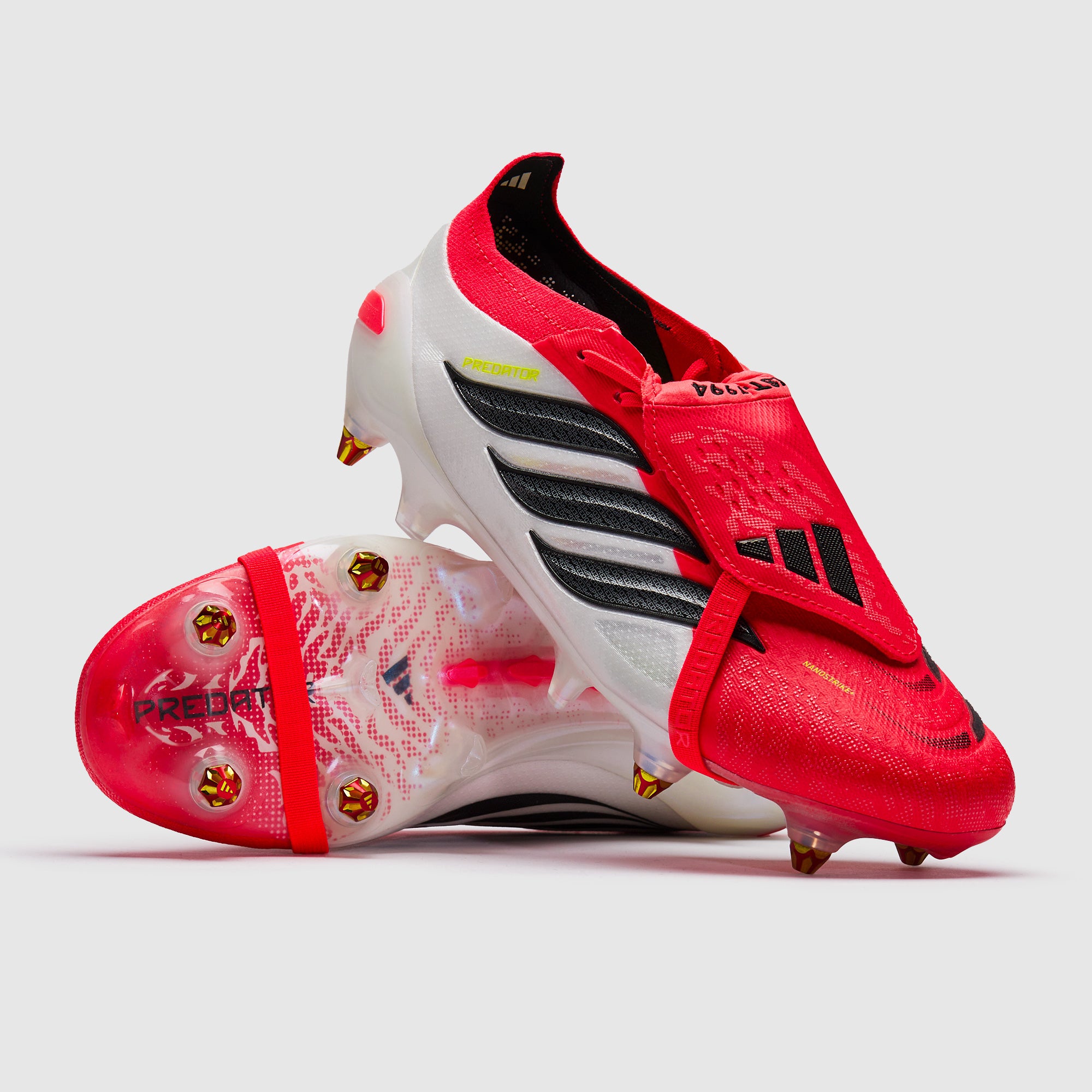 adidas Predator Elite Tongue Soft Ground - Lucid Red/Core Black