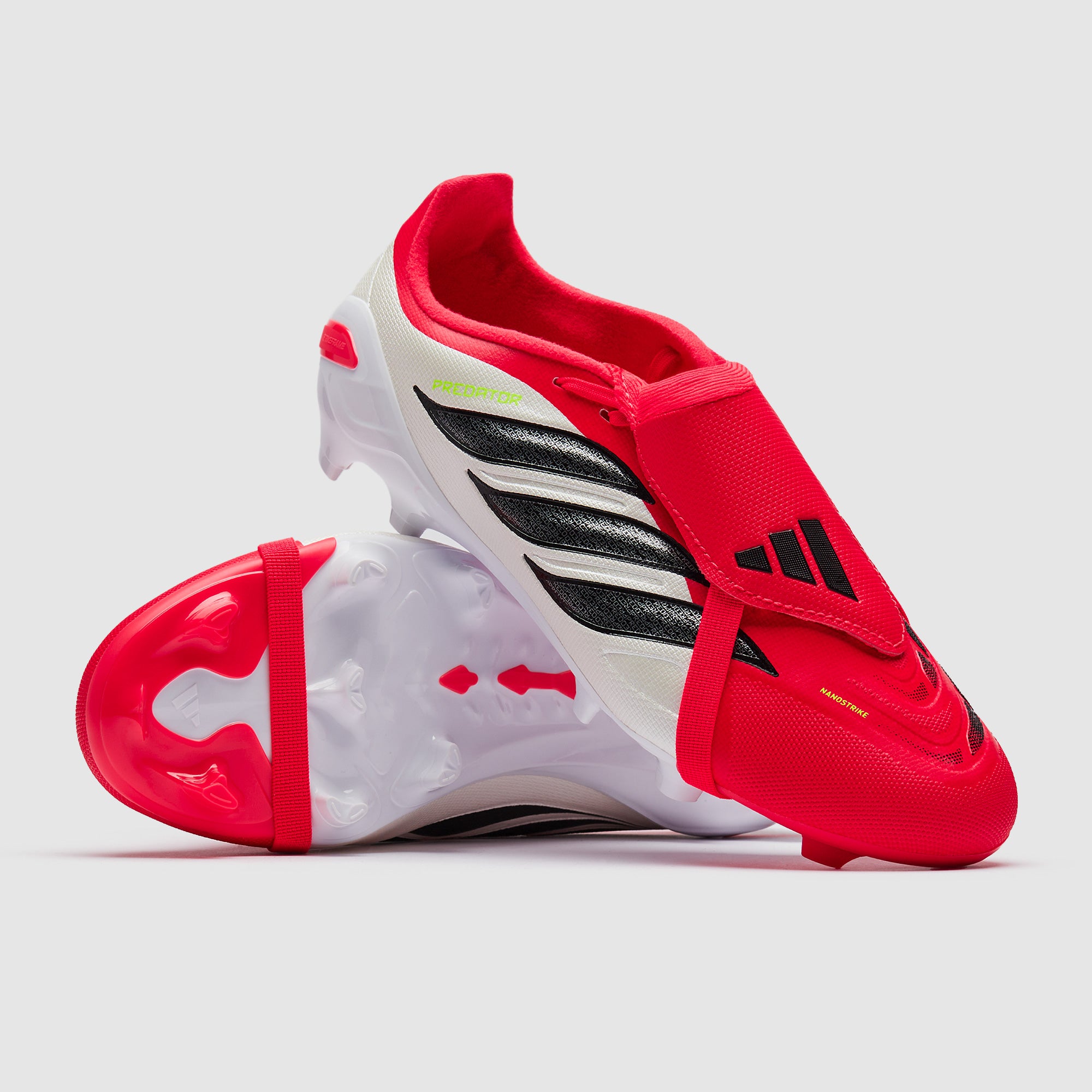 adidas Kids Predator League Tongue Firm Ground - Lucid Red/Core