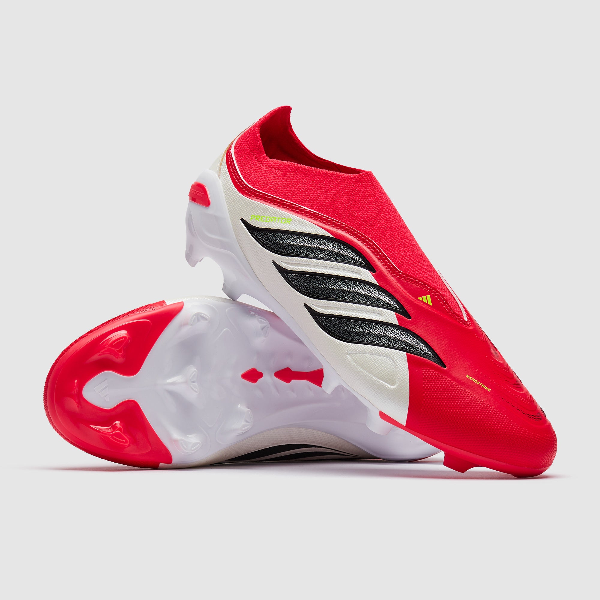 adidas Kids Predator League Laceless Firm Ground - Lucid Red/Core