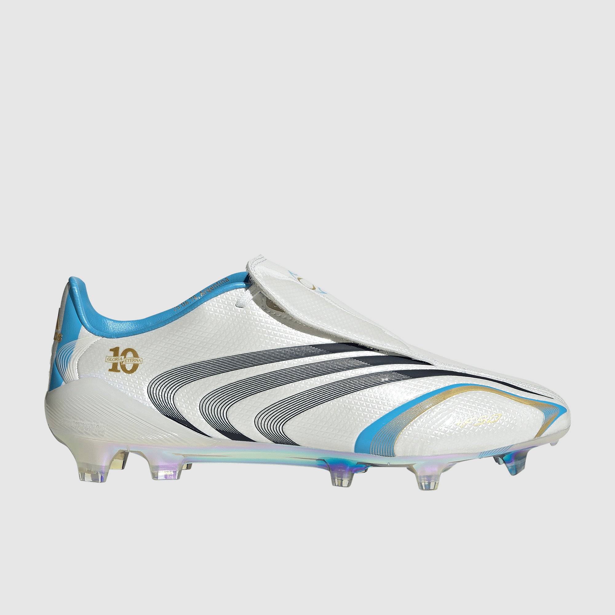 adidas F50 Elite x Tunit FG - Core White/Night Navy/Gold Met