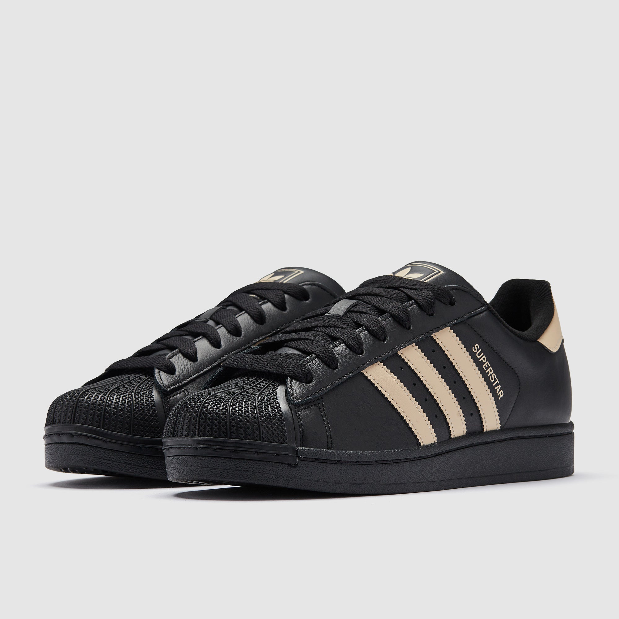 adidas Originals Superstar II - Core Black/Stone Khaki - Trainers