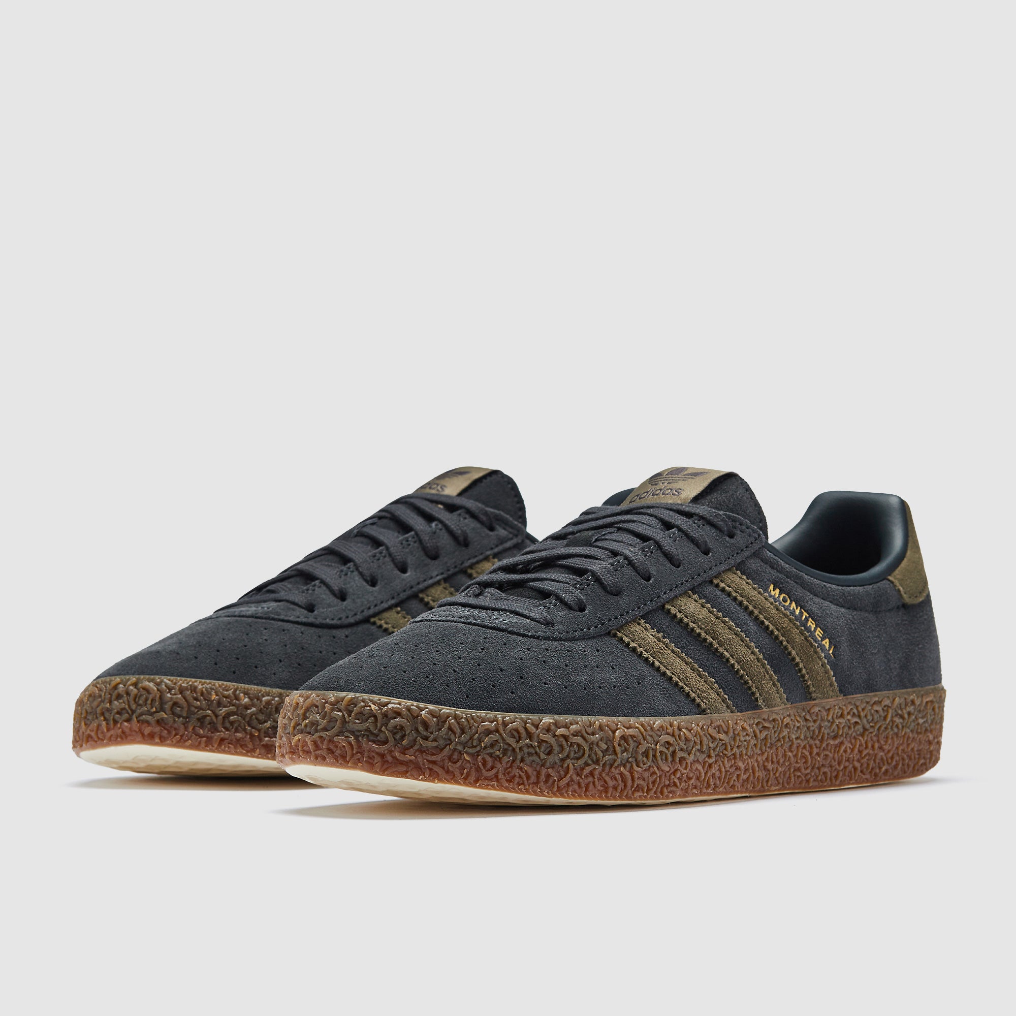 adidas Originals Montreal RM - Carbon/Olive Strata/Gum - Trainers