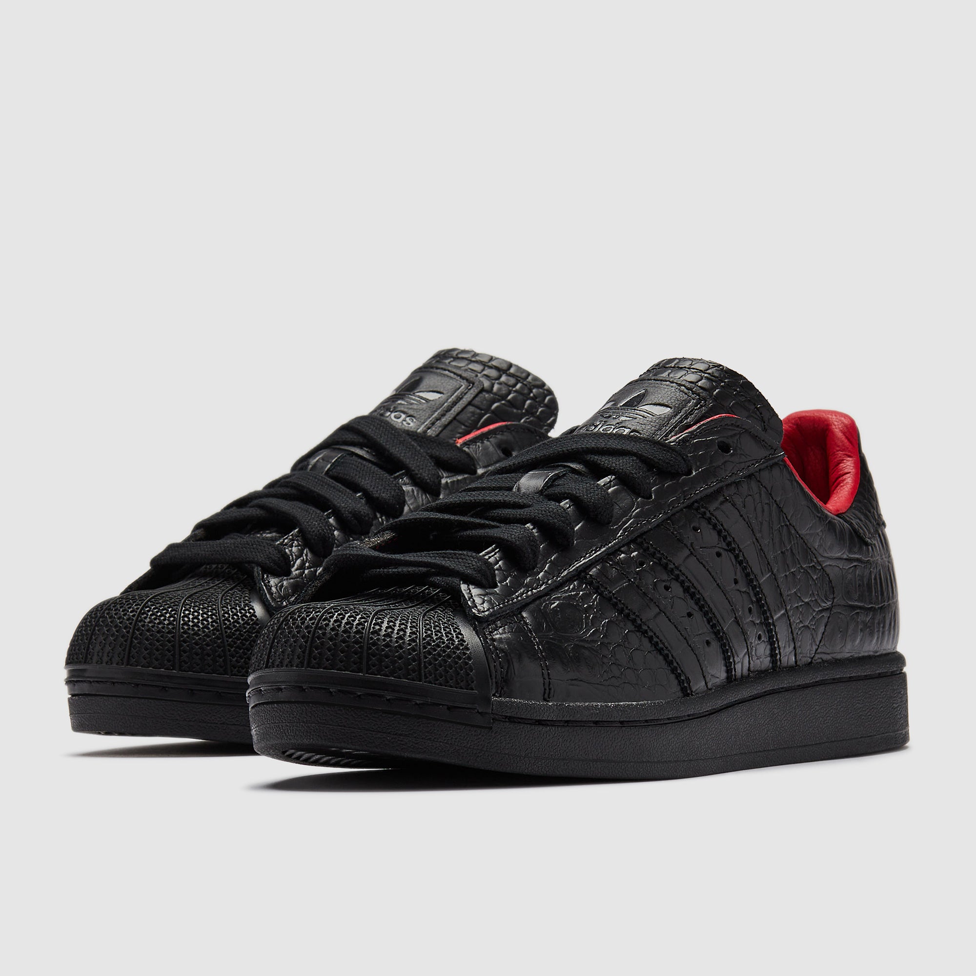 adidas Originals Superstar II - Core Black/Better Scarlet - Trainers - Mens  Shoes