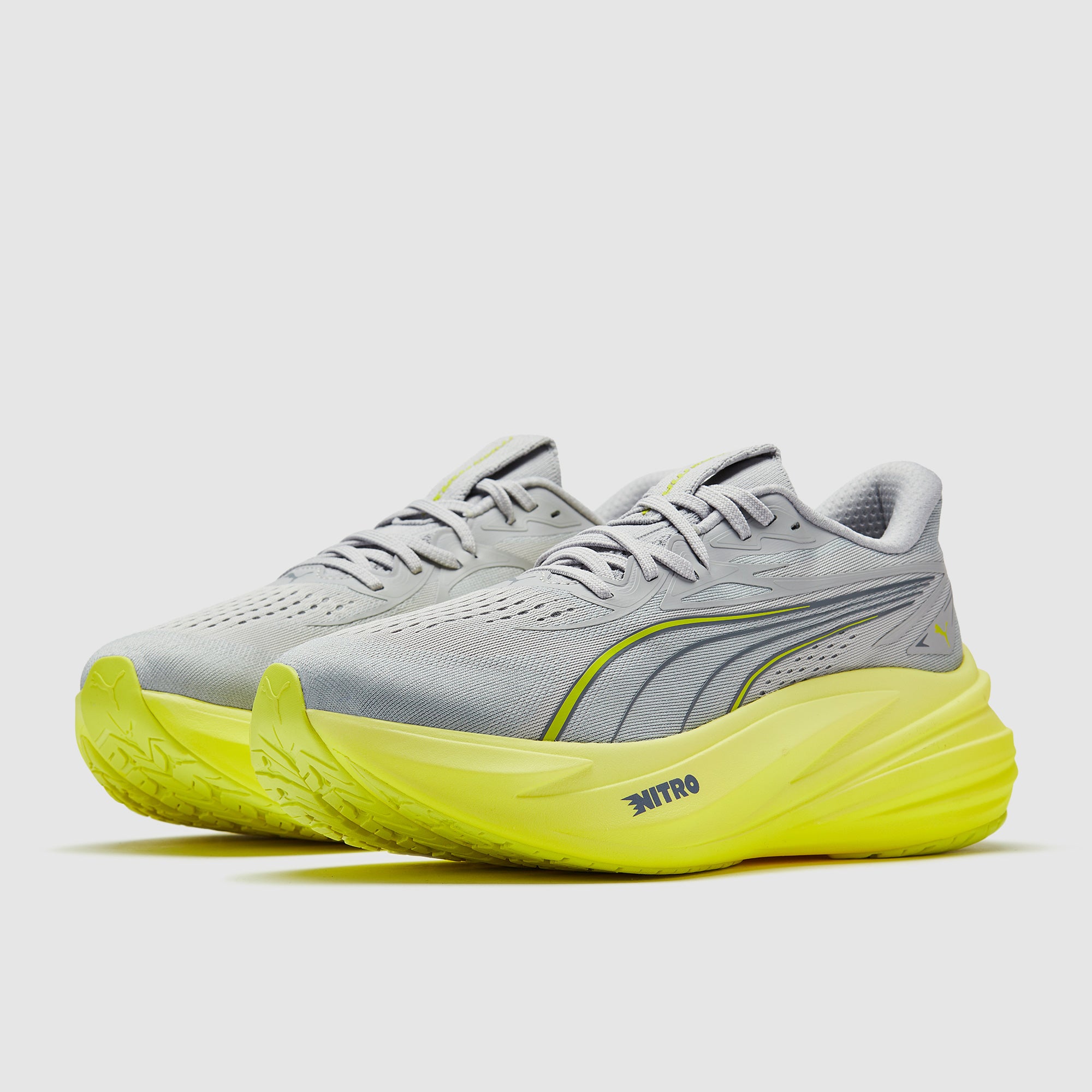 Puma MagMax Nitro 2 - Vibrant Silver/Lux Lime - Mens Shoes