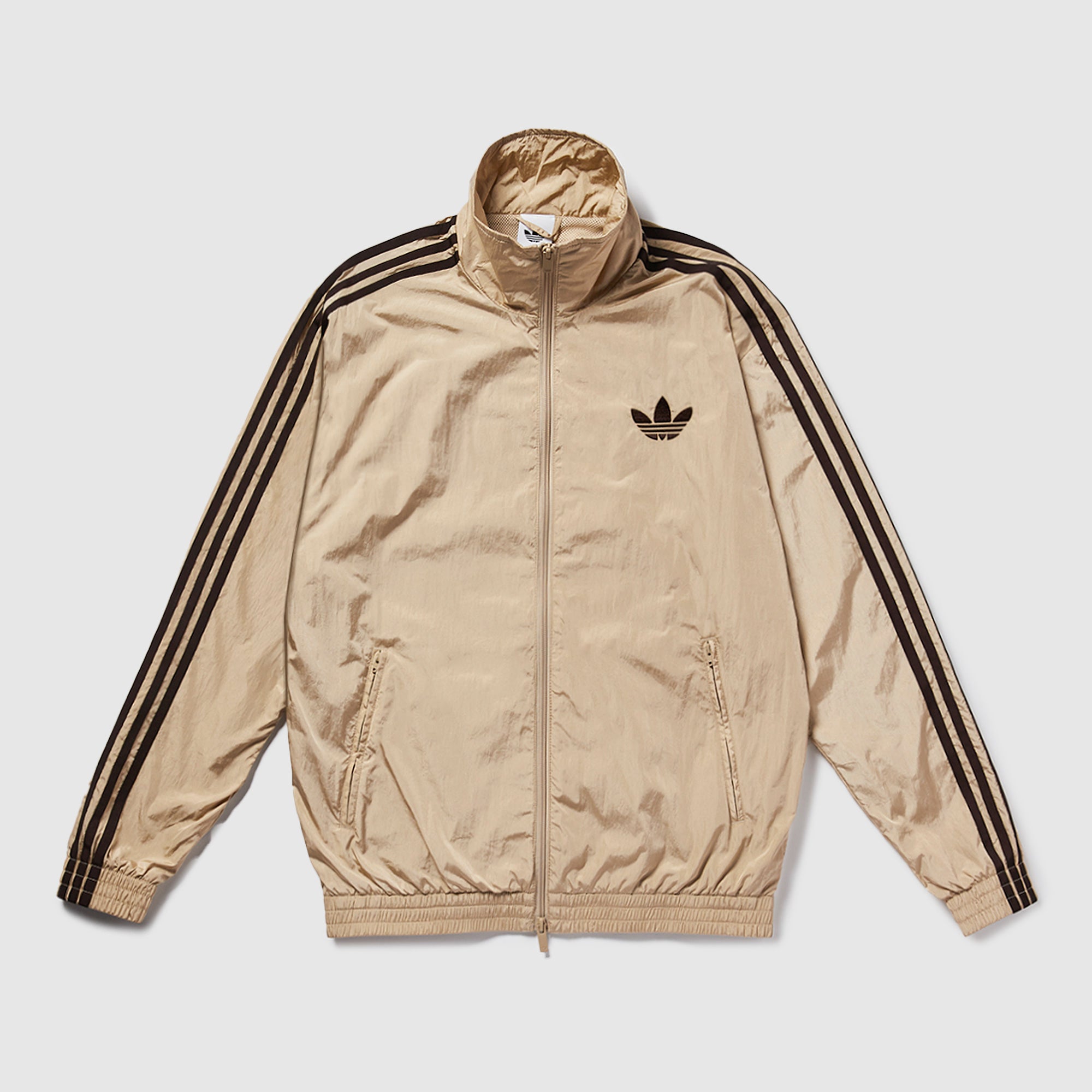 adidas Originals Womens Firebird Loose Track Top - Stoned Khaki