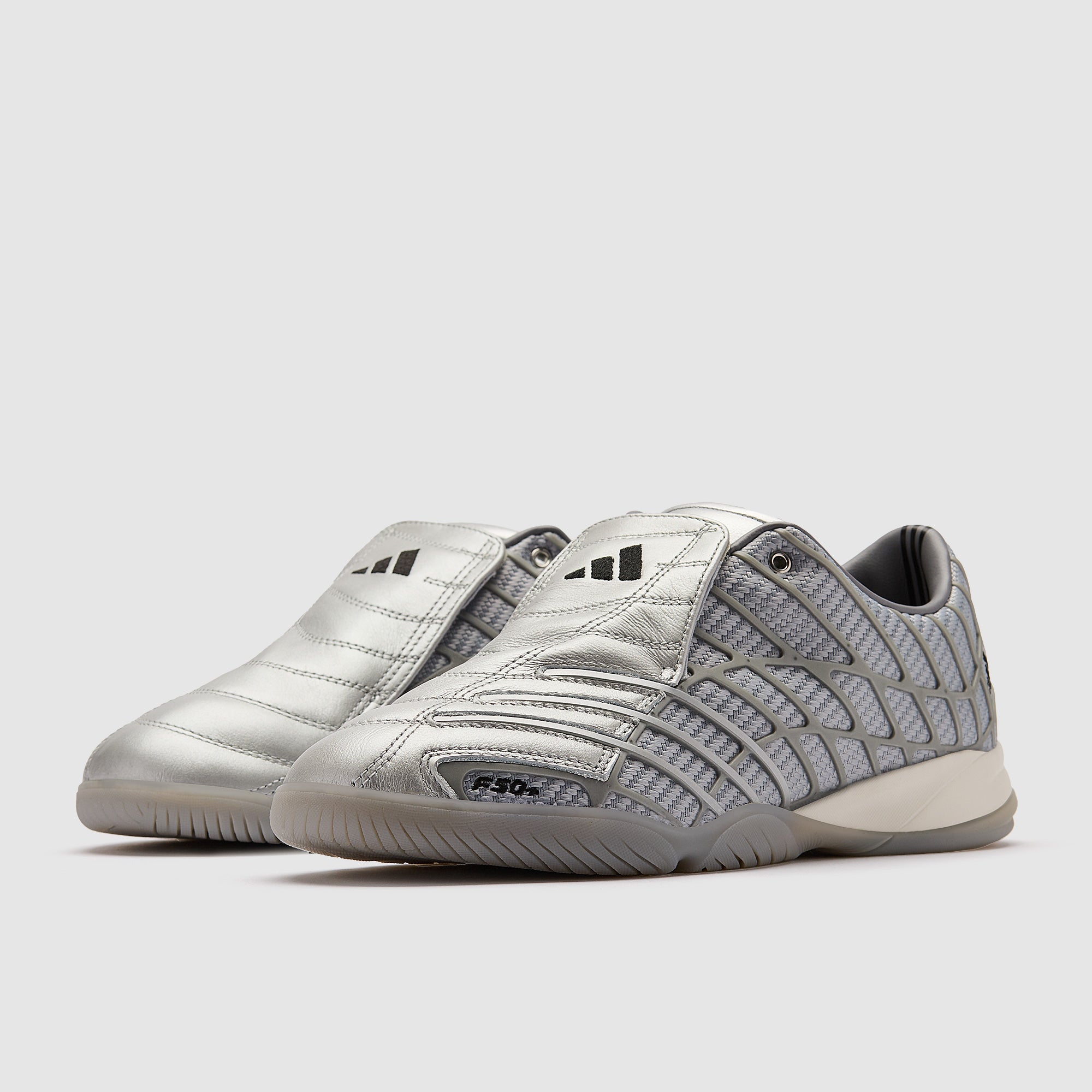 adidas Originals F50 Sala - Silver Metallic/Grey - Trainers - Mens