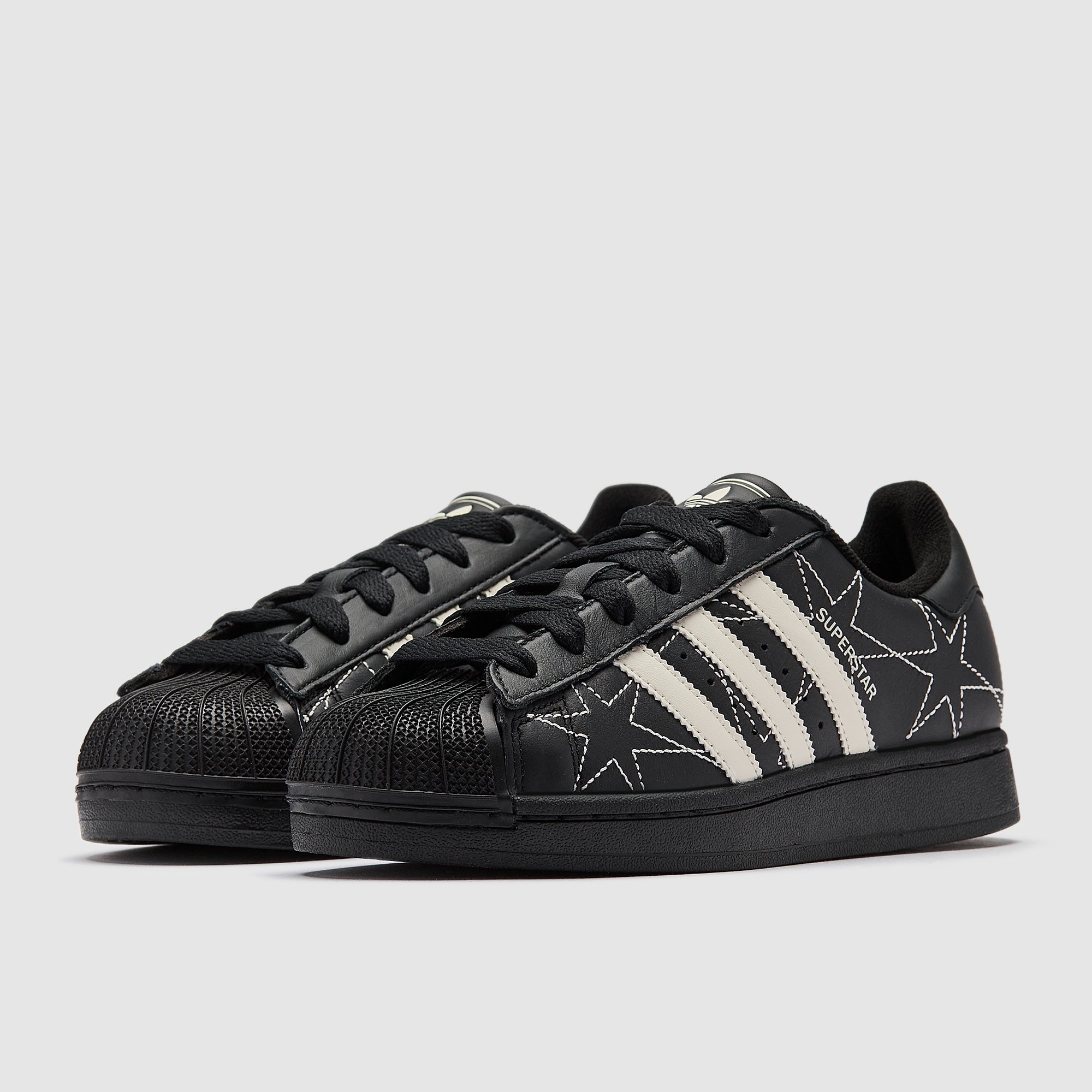 adidas Originals Womens Superstar II - Core Black/Cream White - Trainers -  Womens Shoes