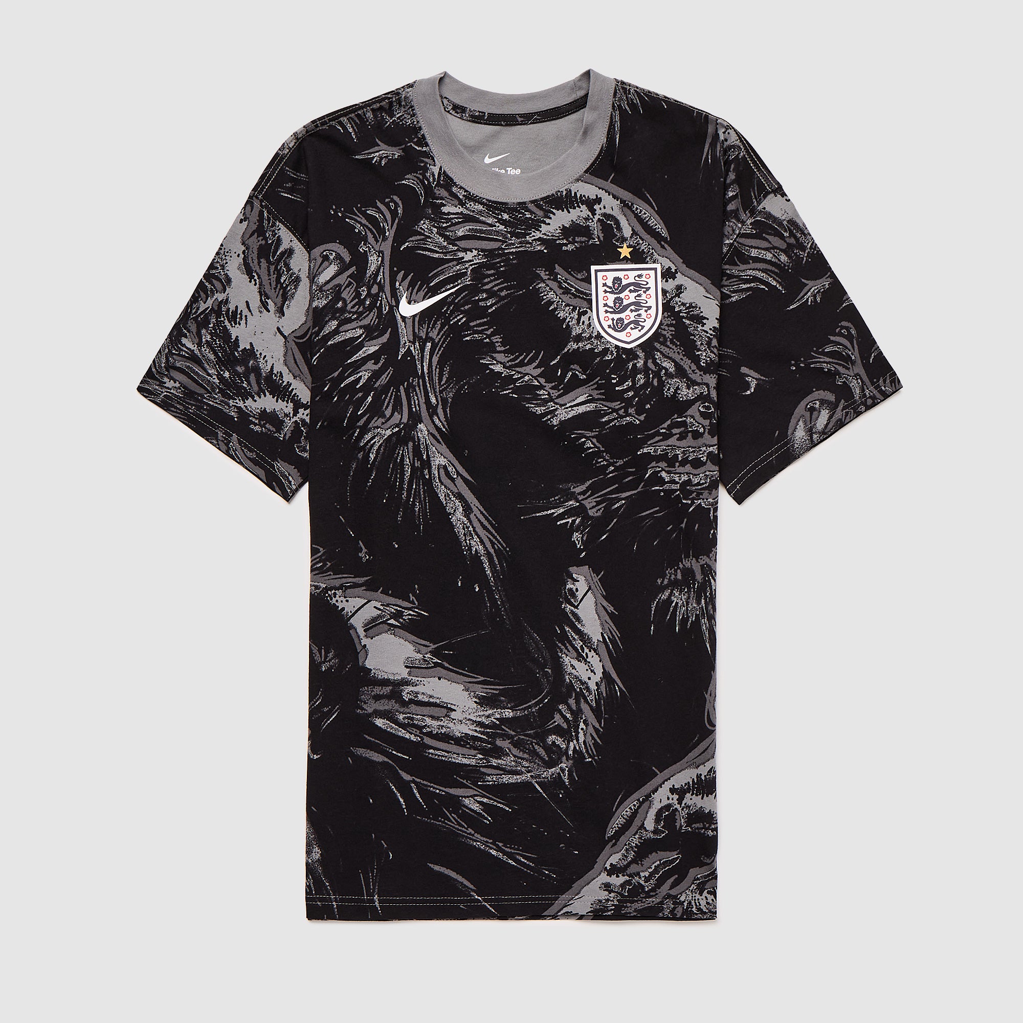 Nike England 2026 AOP Shirt - Dark Steel Grey - Mens Replica