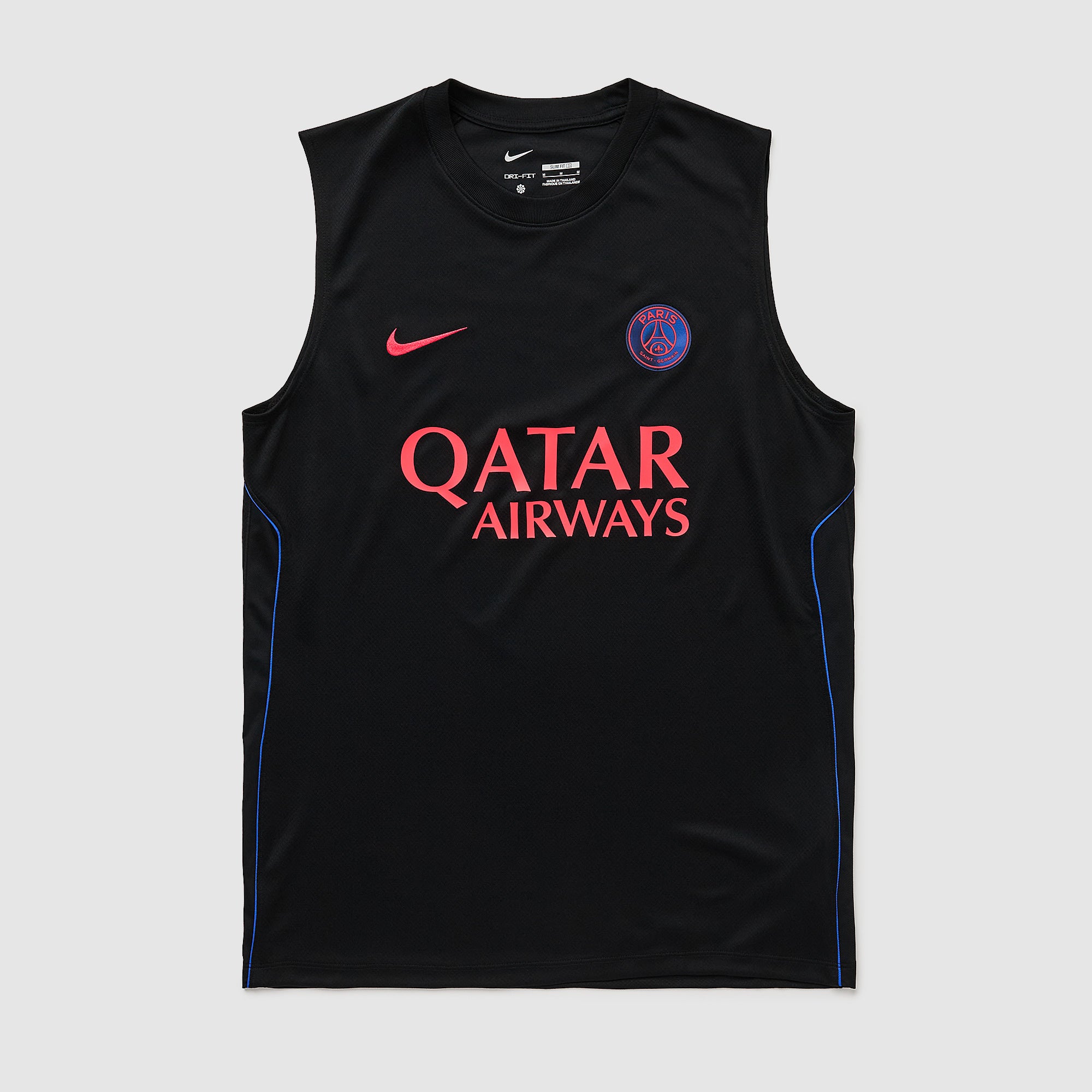NIKEパリサンジェルマン　26-27トレーニングノースリーブXXL Nike Paris Saint-Germain 26/27 Strike Elite Shirt - Black/Hyper