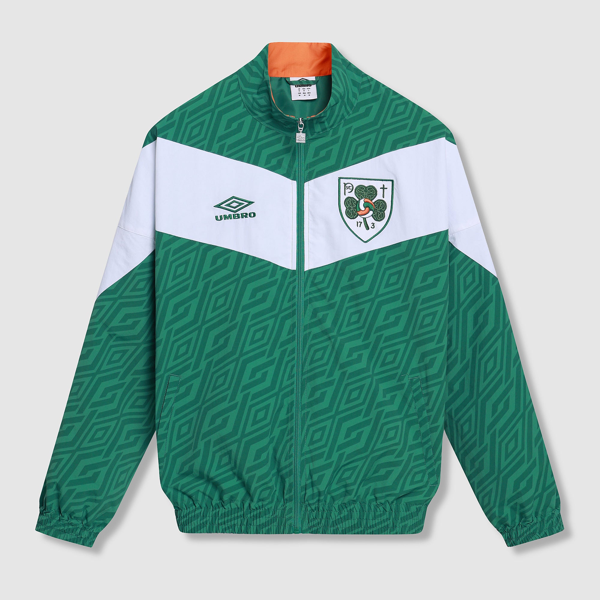 Umbro Ireland St Patricks Day 17-3 2026 Track Jacket - Green