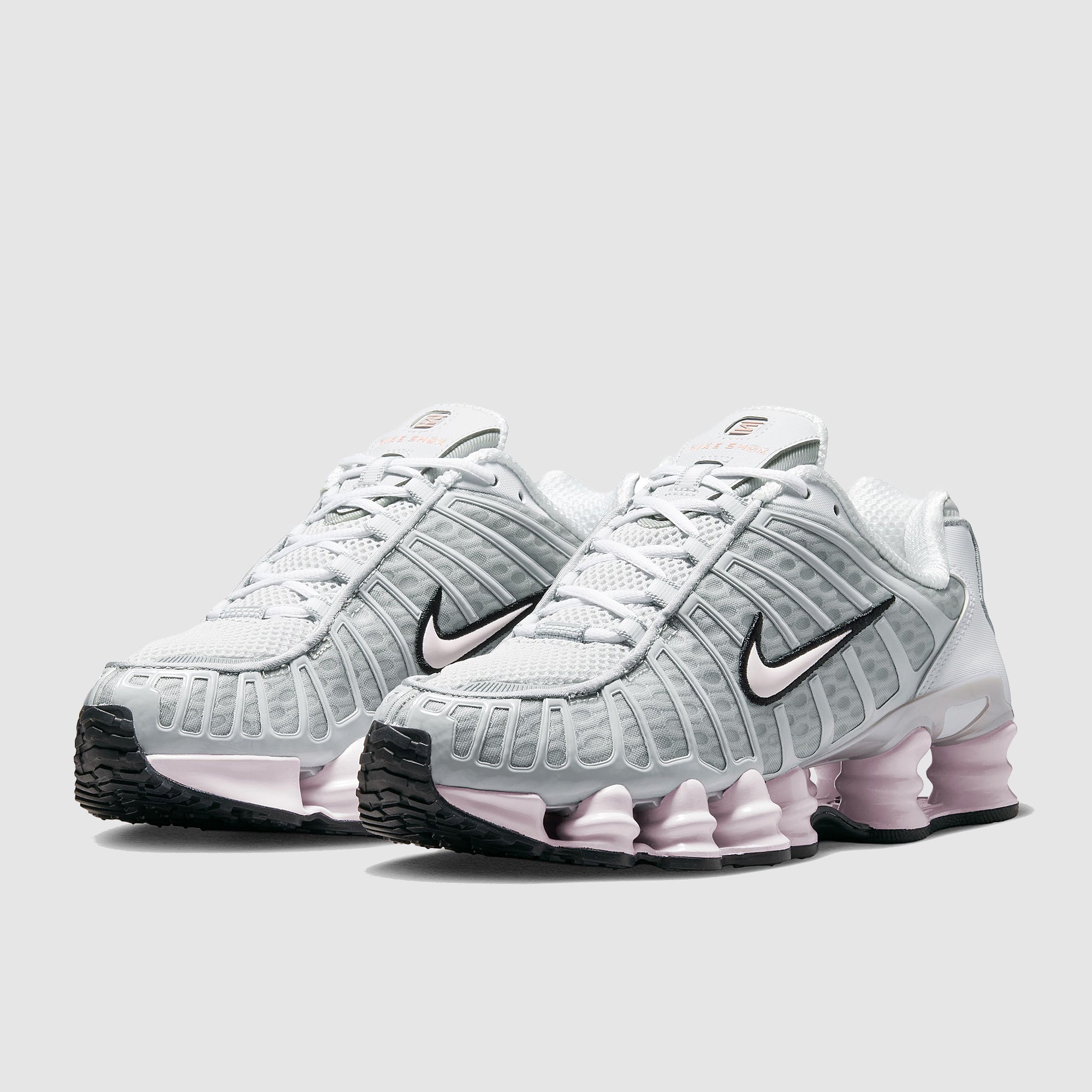 Nike Sportswear Womens Shox TL - Neutral Grey/Pearl Pink/Metallic 