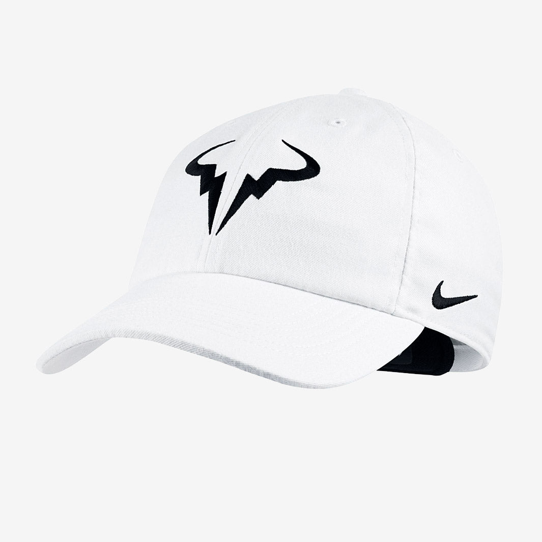 Nike Unisex Rafa AeroBill H86 Cap - Tennis Caps - White/Black