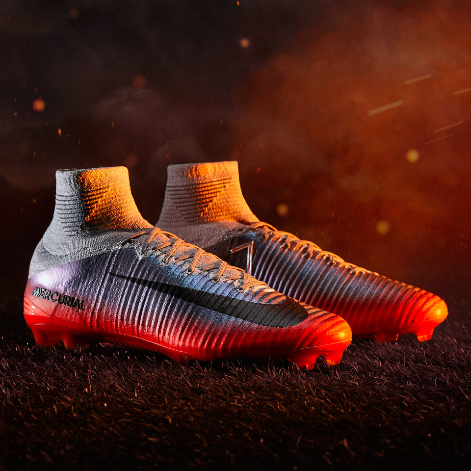 Cristiano Ronaldo × Nike Mercurial 27.5 Nike Mercurial Superfly V Ronaldo FG - Mens Boots - Firm Ground