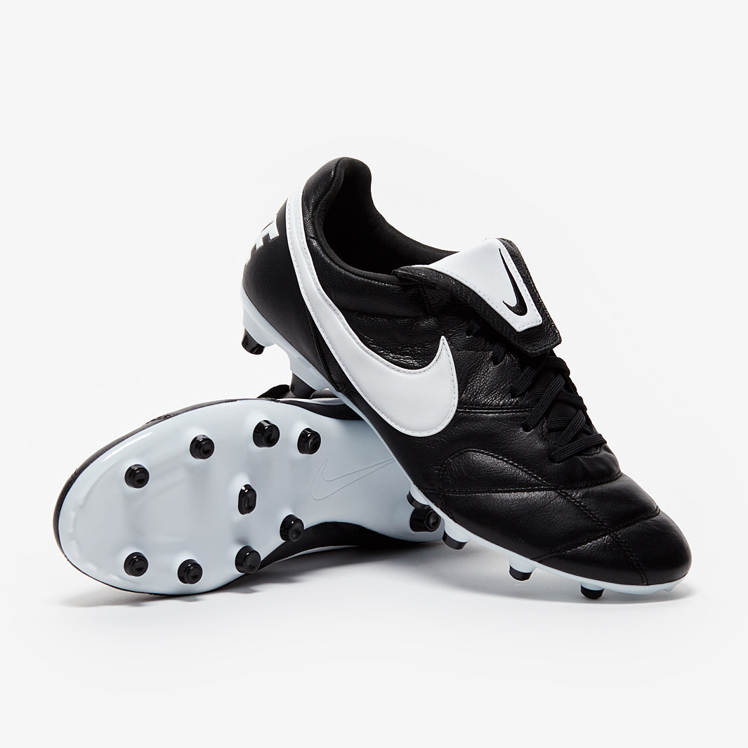 【新品未使用】NIKE TIEMPO PREMIER 2.0 FG ナイキ Nike Premier 2.0 FG - Mens Boots - Firm Ground - Black/White/Black