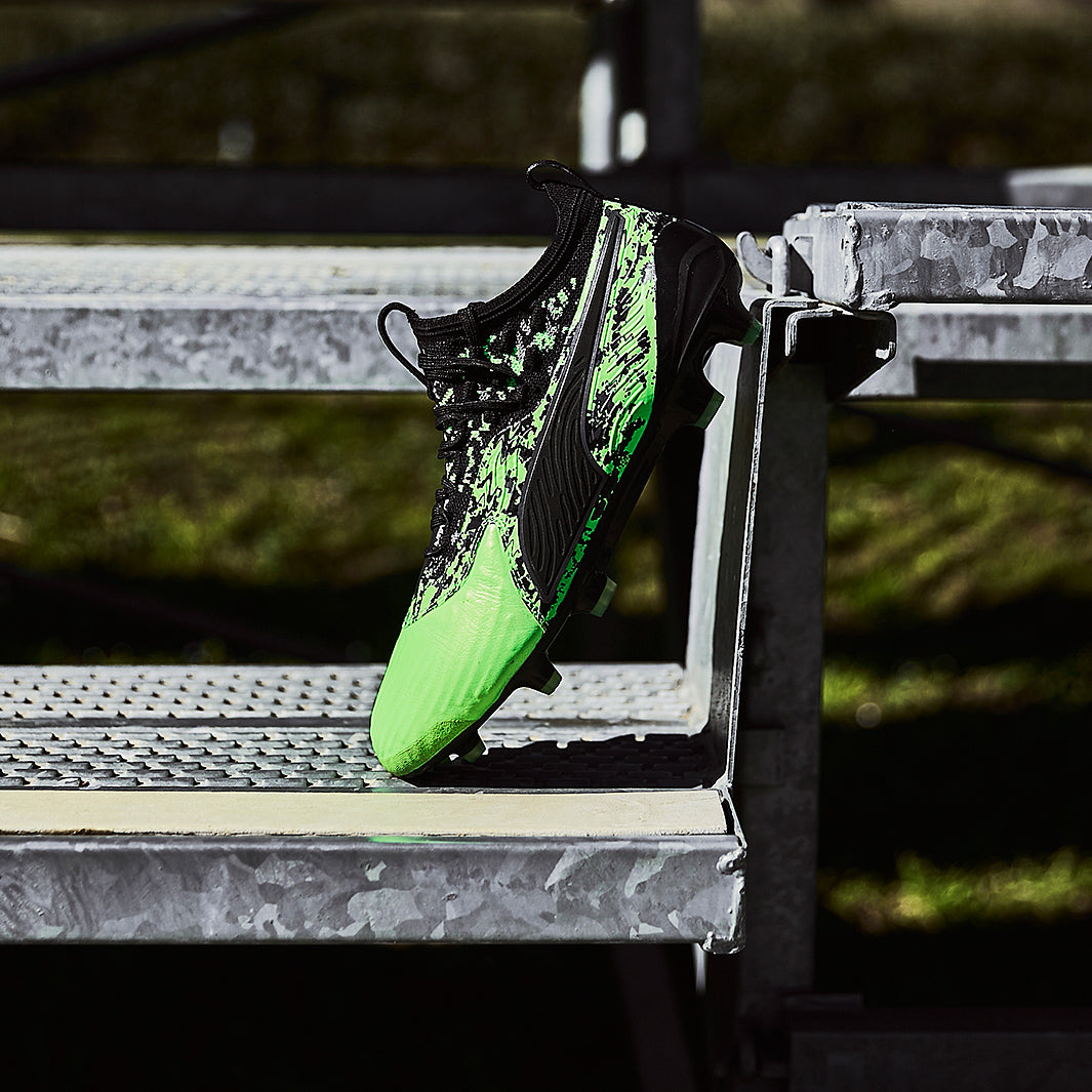 Puma One 19.1 FG/AG - Mens Boots - Firm Ground - Green Gecko/Puma