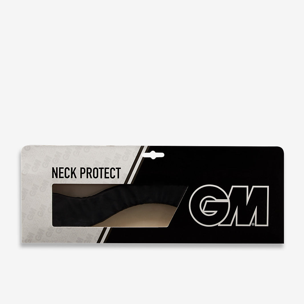 gm icon geo cricket helmet Gunn & Moore Purist Geo II Neck Protector - Black