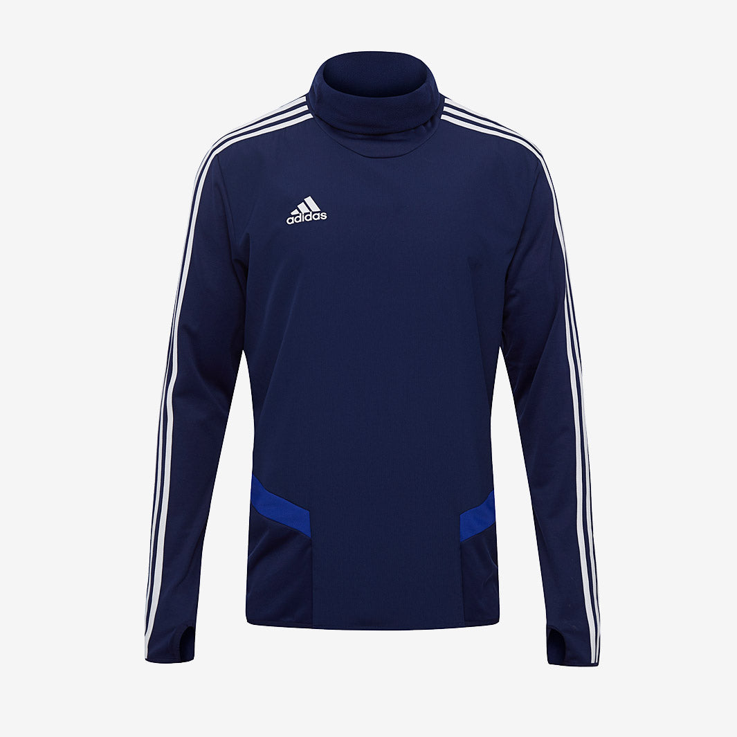 adidas Tiro 19 Warm Up Top - Dark Blue/White - Mens Football Teamwear