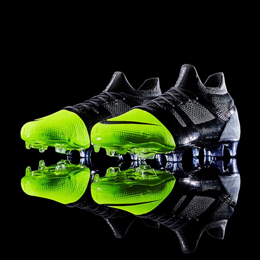 Nike Mercurial Greenspeed 360 FG - Black/Metallic Silver/Volt