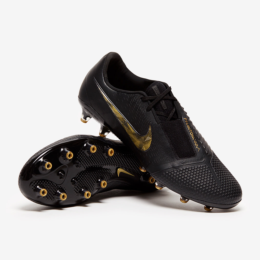 Nike Phantom VNM Elite AG-PRO - Black/Metallic Gold - Artificial