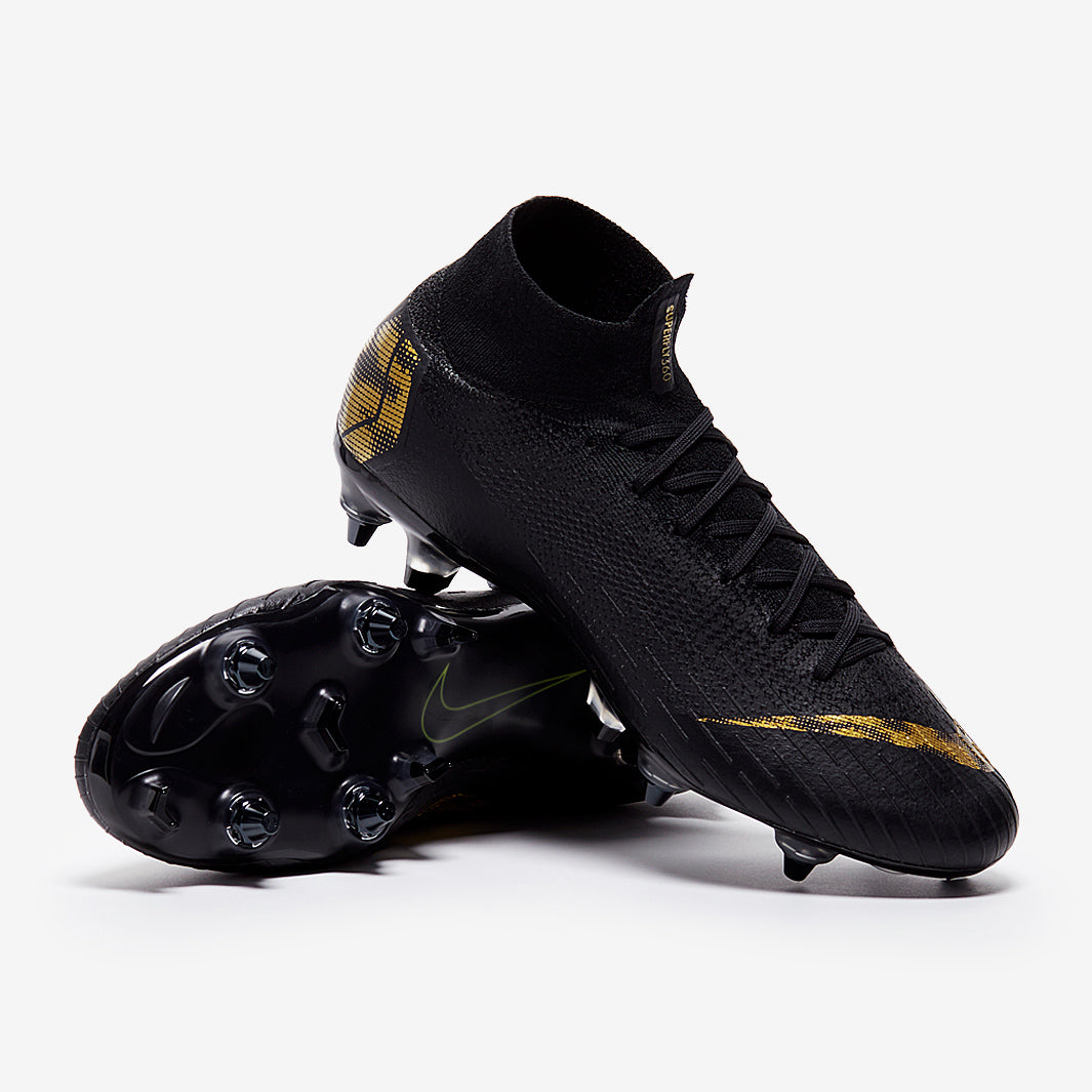Nike Mercurial Superfly VI Elite SG-PRO AC - Black/Metallic Gold
