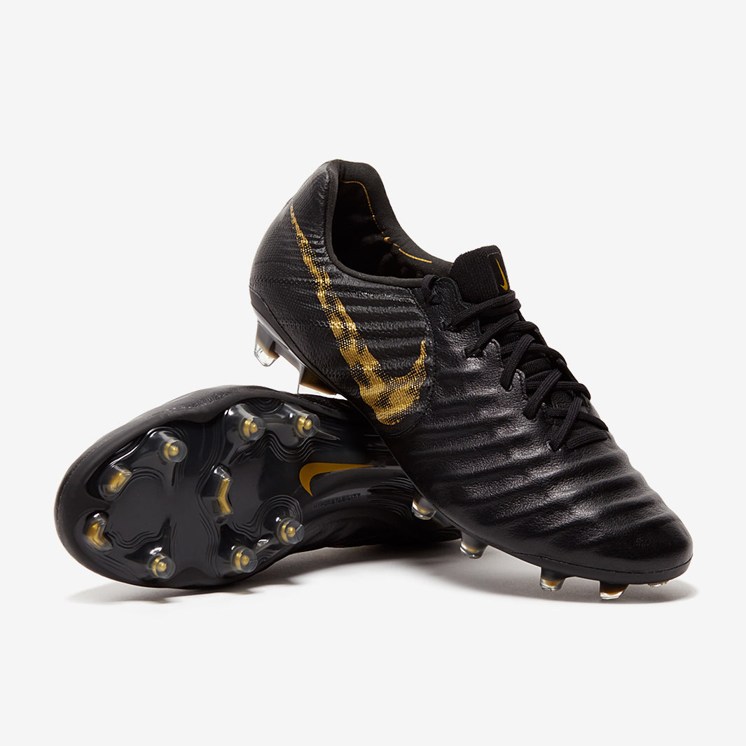 シューズ NIKE TIEMPO LEGEND 7 ELITE FG Black Gold Nike Tiempo Legend VII Elite FG - Black/Metallic Gold - Firm