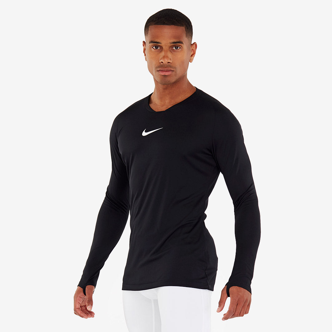 Nike Park First Layer LS Jersey - Black - Mens Football Teamwear