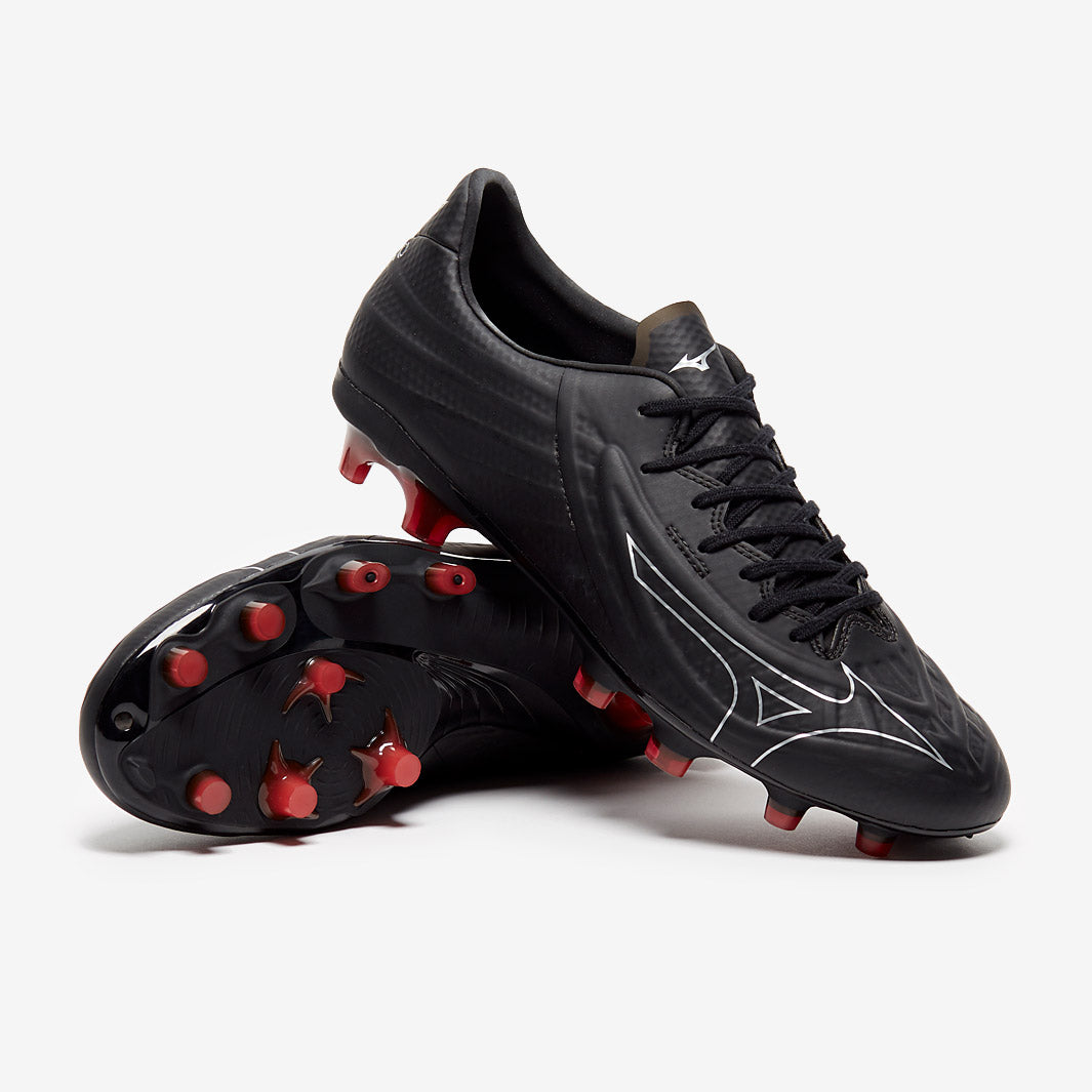 Mizuno レビュラ 3 PRO 27cm Mizuno Rebula 3 Pro FG - Black/Silver - Firm Ground - Mens Boots