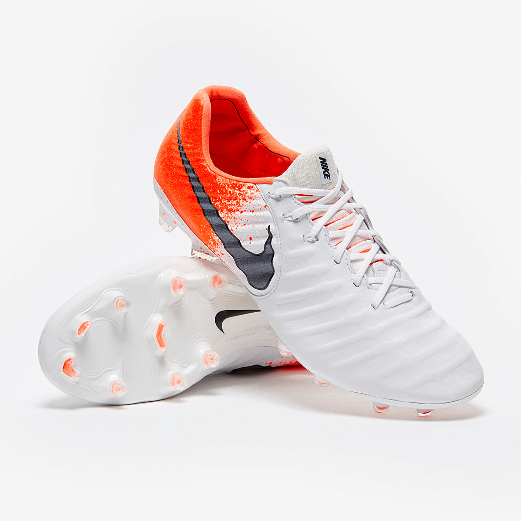 Nike Tiempo Legend VII Elite FG - White/Black/Hyper Crimson - Firm