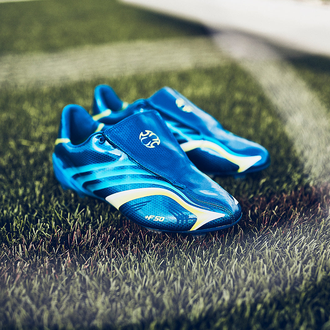 【アディダス】 X 506+ FG F50 TUNIT 復刻26.0cm adidas X 506+ FG Tunit - Colligiate Blue/Solar Yellow/White - Firm