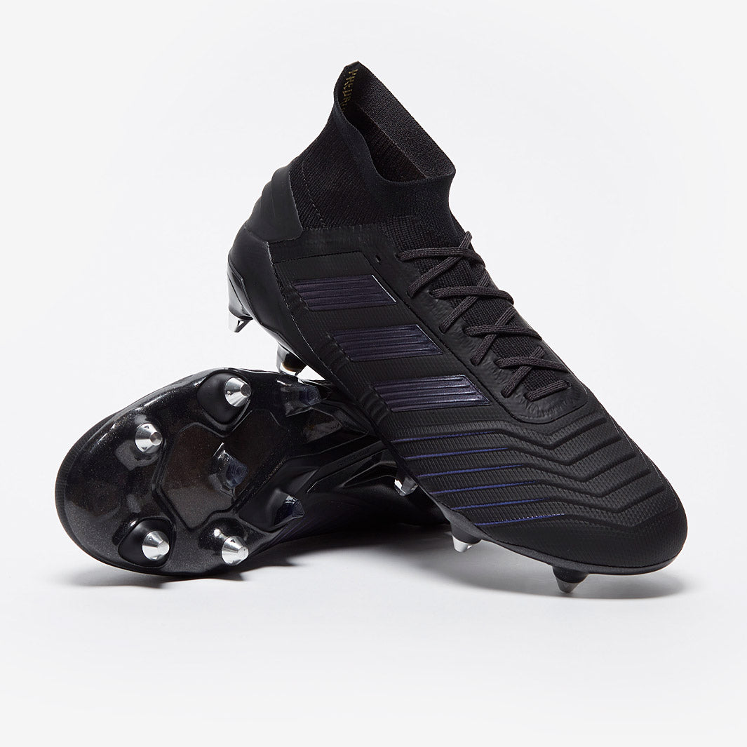シューズ adidas PREDATOR 19.1 SG W adidas Predator 19.1 SG - Core Black/Utility Black - Soft Ground