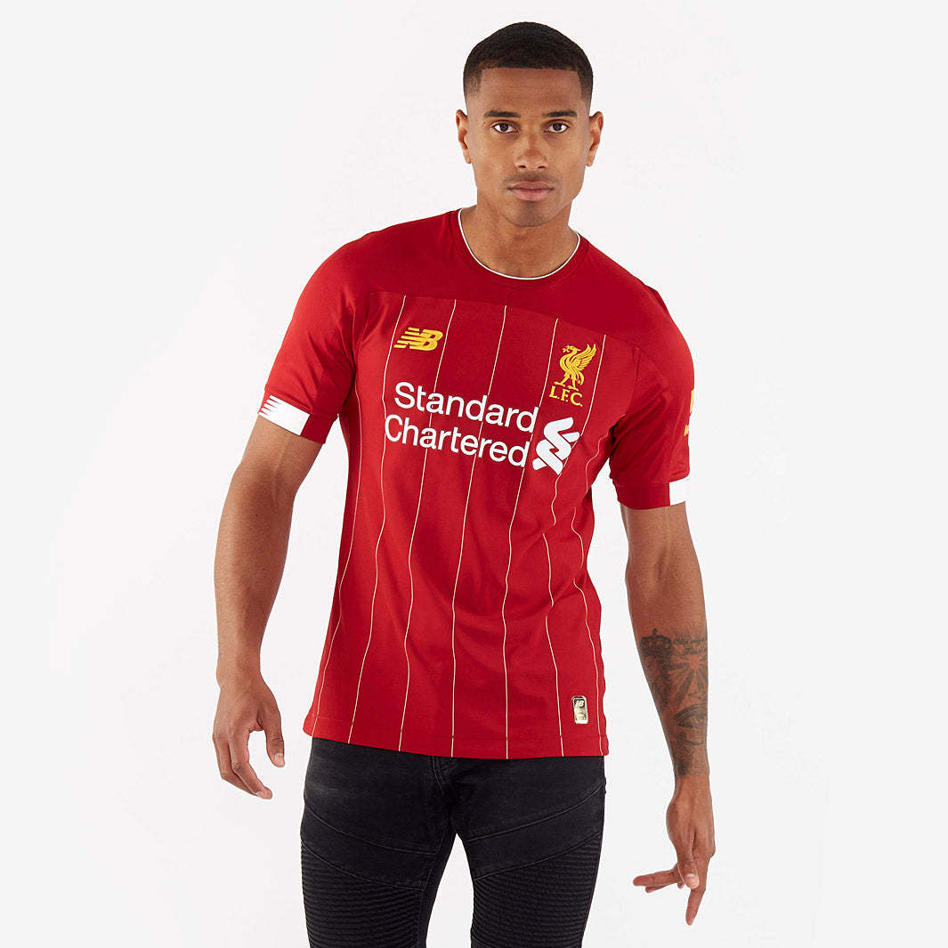 New Balance Liverpool FC 19/20 Home Elite SS Shirt - Red - Mens