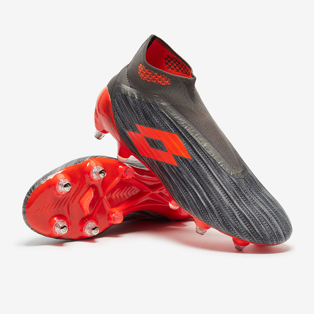 Lotto Solista 100 III Gravity SGX - Cool Grey/Orange Fluo - Soft