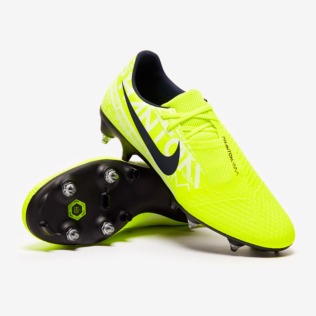 Nike Phantom VNM Academy SG-PRO AC - Volt/White/Obsidian - Soft